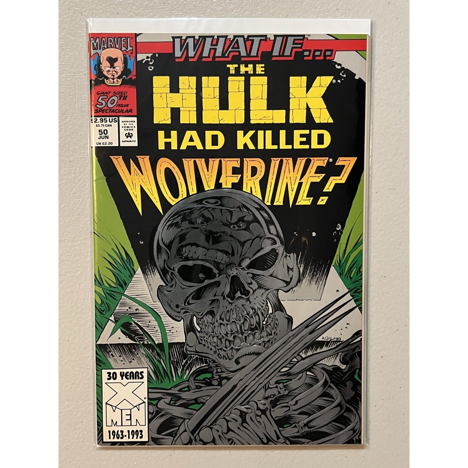 Marvel Comics What If #50 ( 1993) "Hulk Had Killed Wolverine" High Grade!
