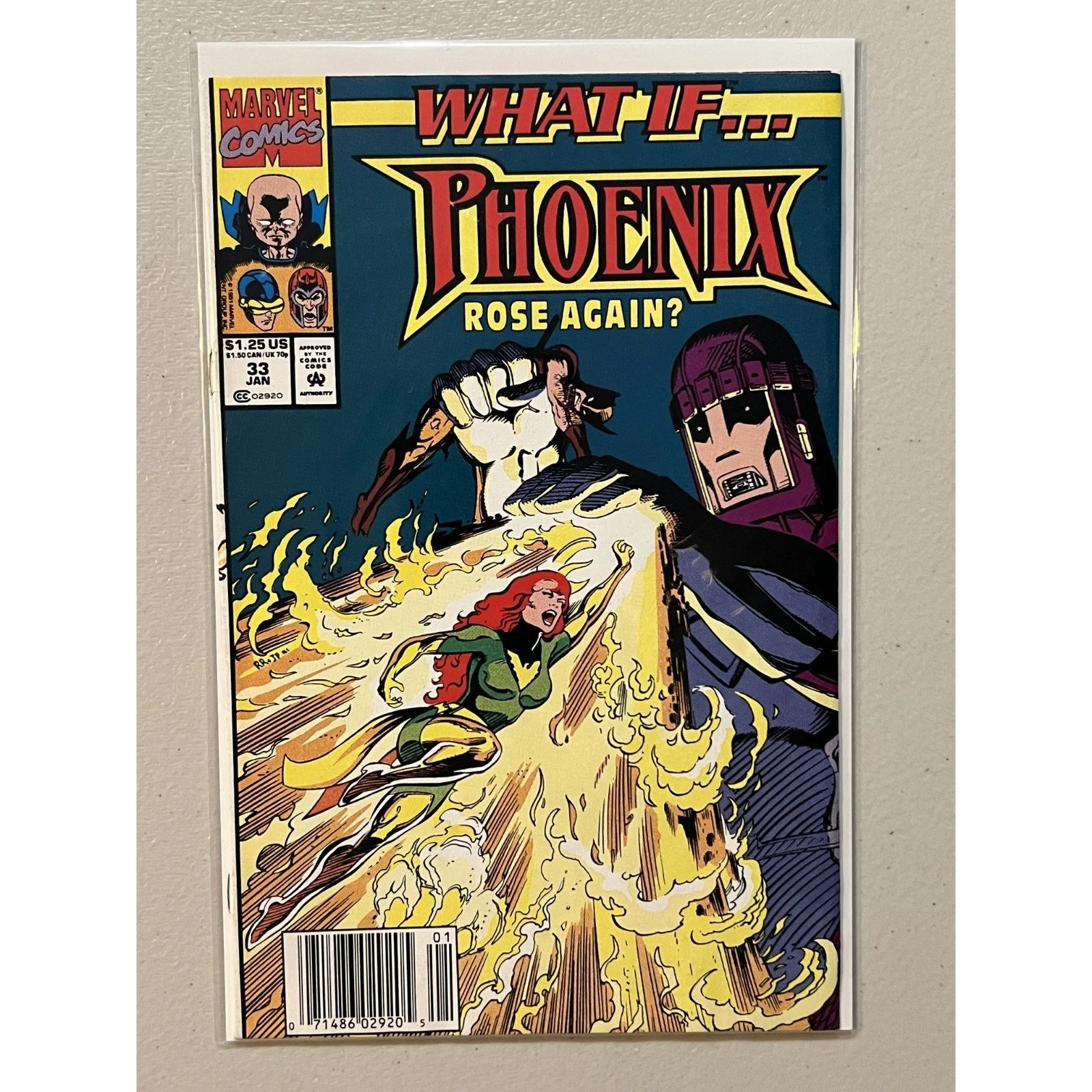 Marvel Comics What If? #33 (1992) Phoenix Rose Again" Newsy Variant High Grade!