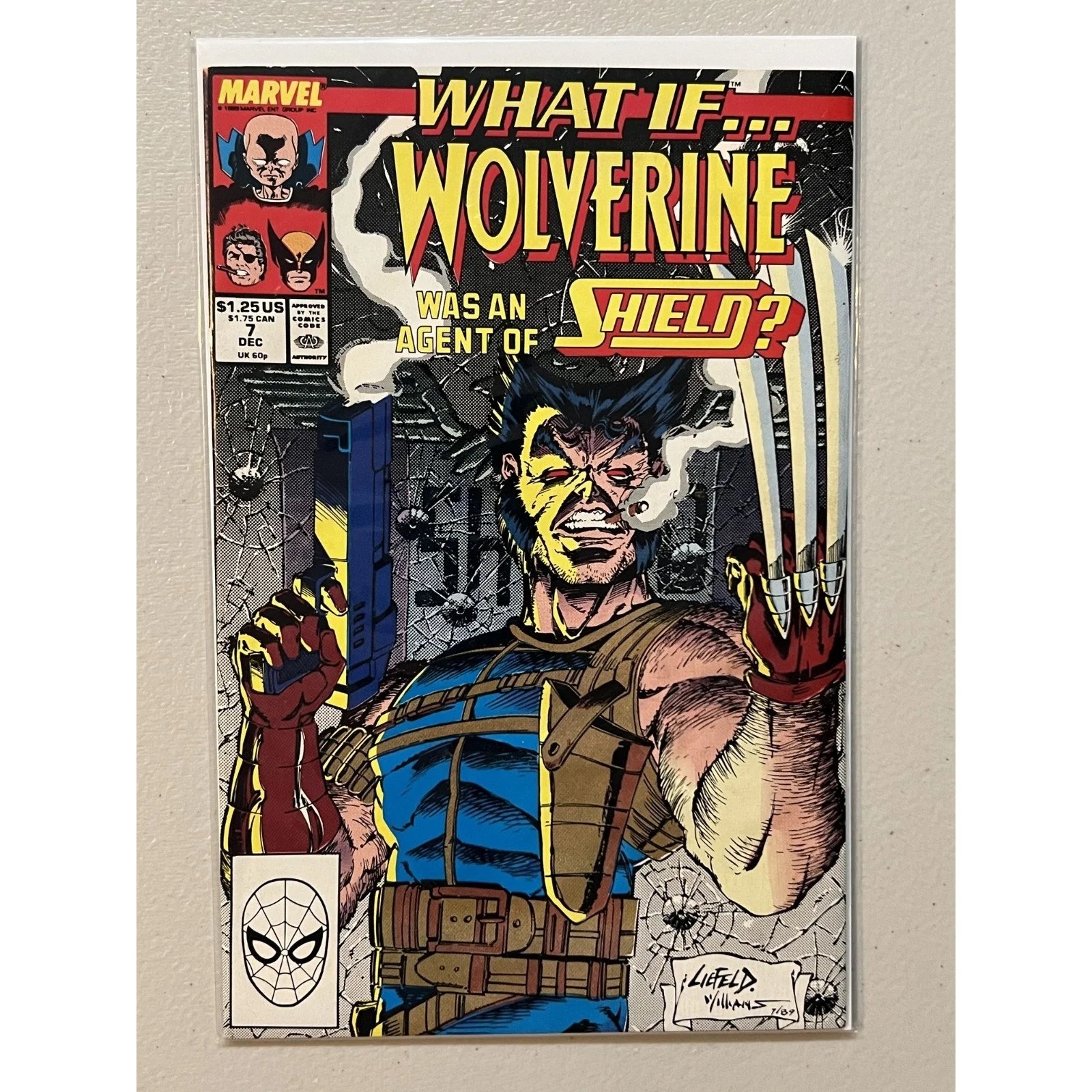 Marvel Comics What if? #7 (1989) "Wolverine was an agent of Shield" High Grade!