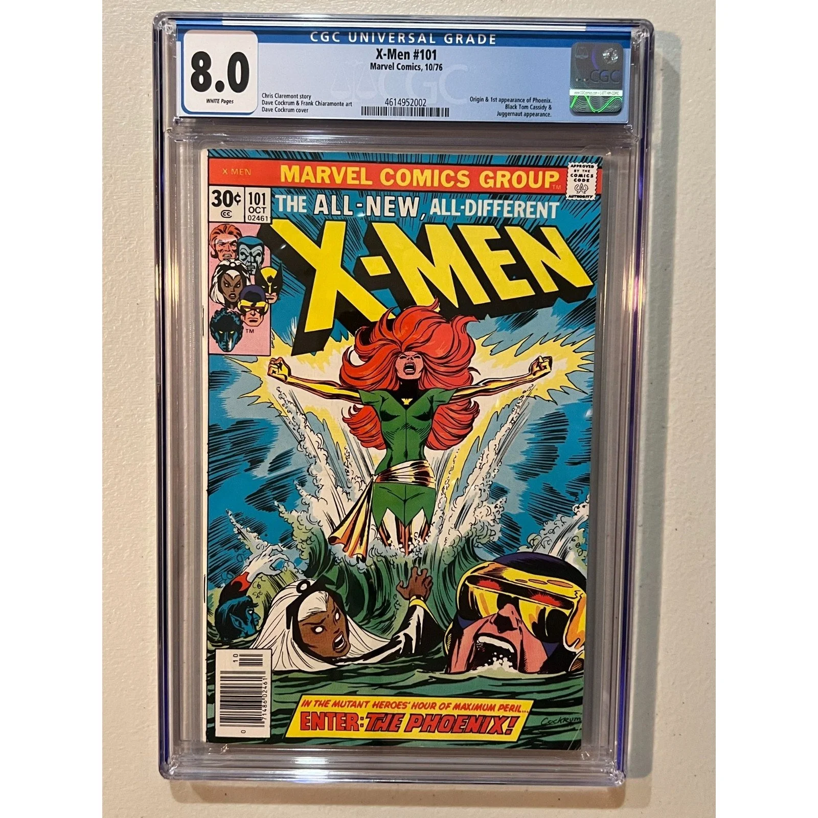 Marvel Comics X-Men #101 CGC 8.0 (1976) Origin and 1st App Phoenix