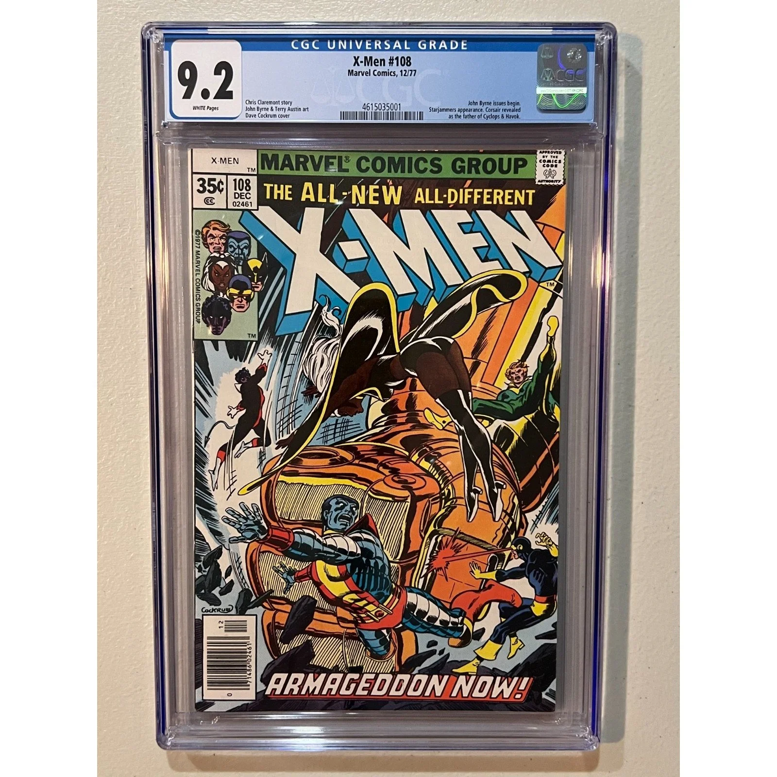 Marvel Comics X-Men #108 CGC 9.2 (1977) – 1st John Byrne Art
