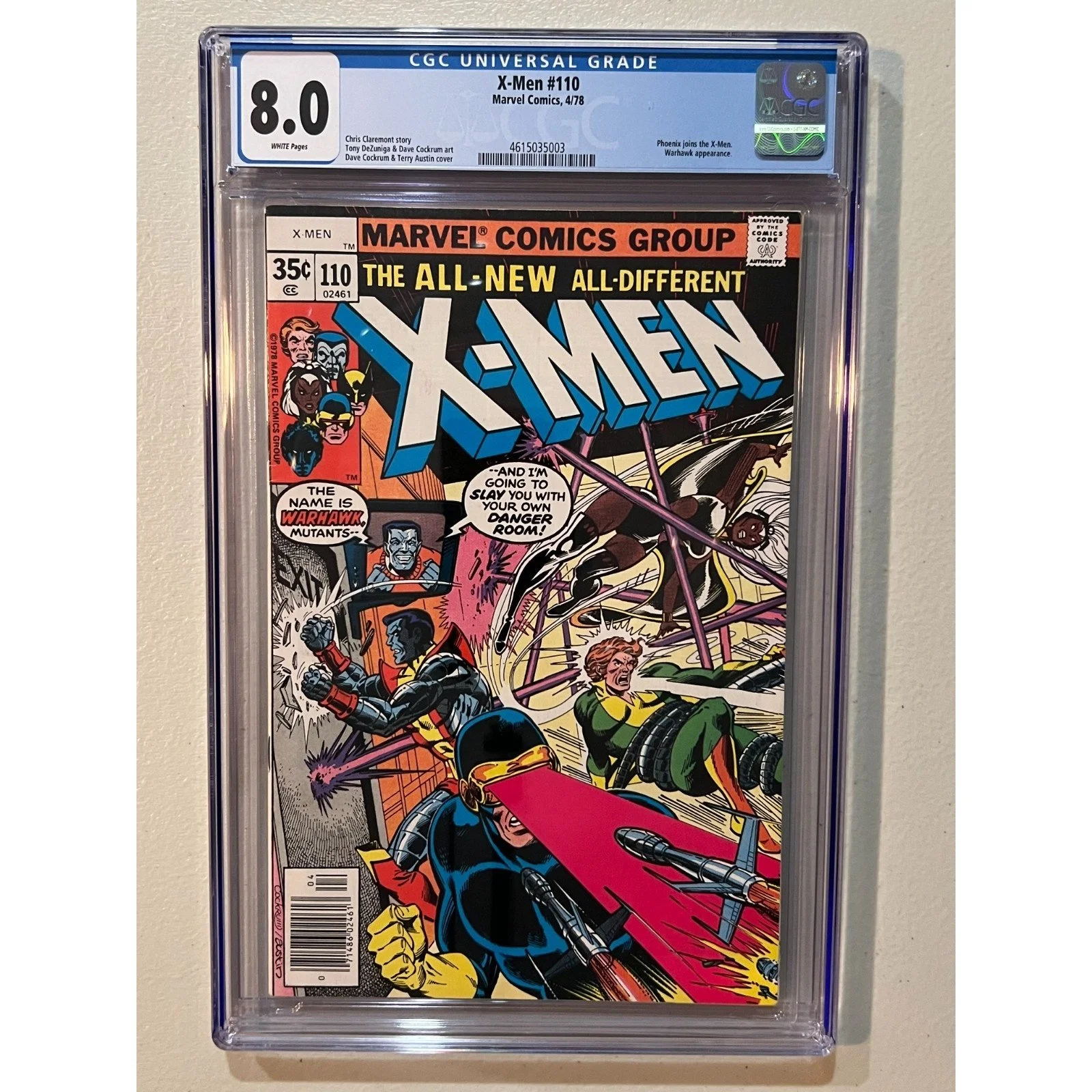Marvel Comics X-Men #110 CGC 8.0 (1978) Phoenix joins The X-Men