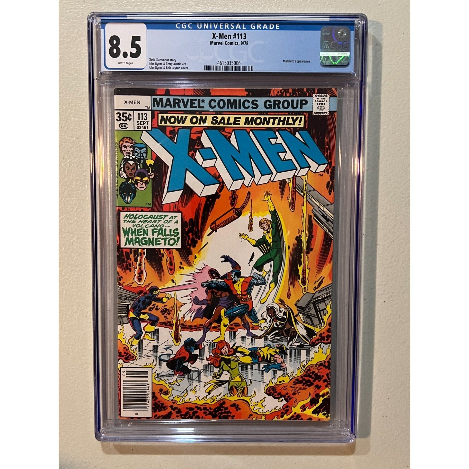 Marvel Comics X-Men #113 CGC 8.5 (1978)