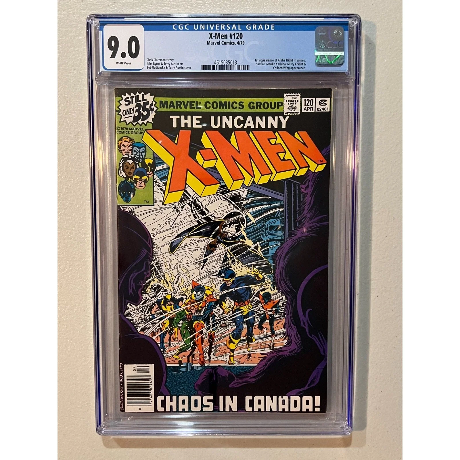 Marvel Comics X-Men #120 CGC 9.0 (1979) 1st Alpha Flight!
