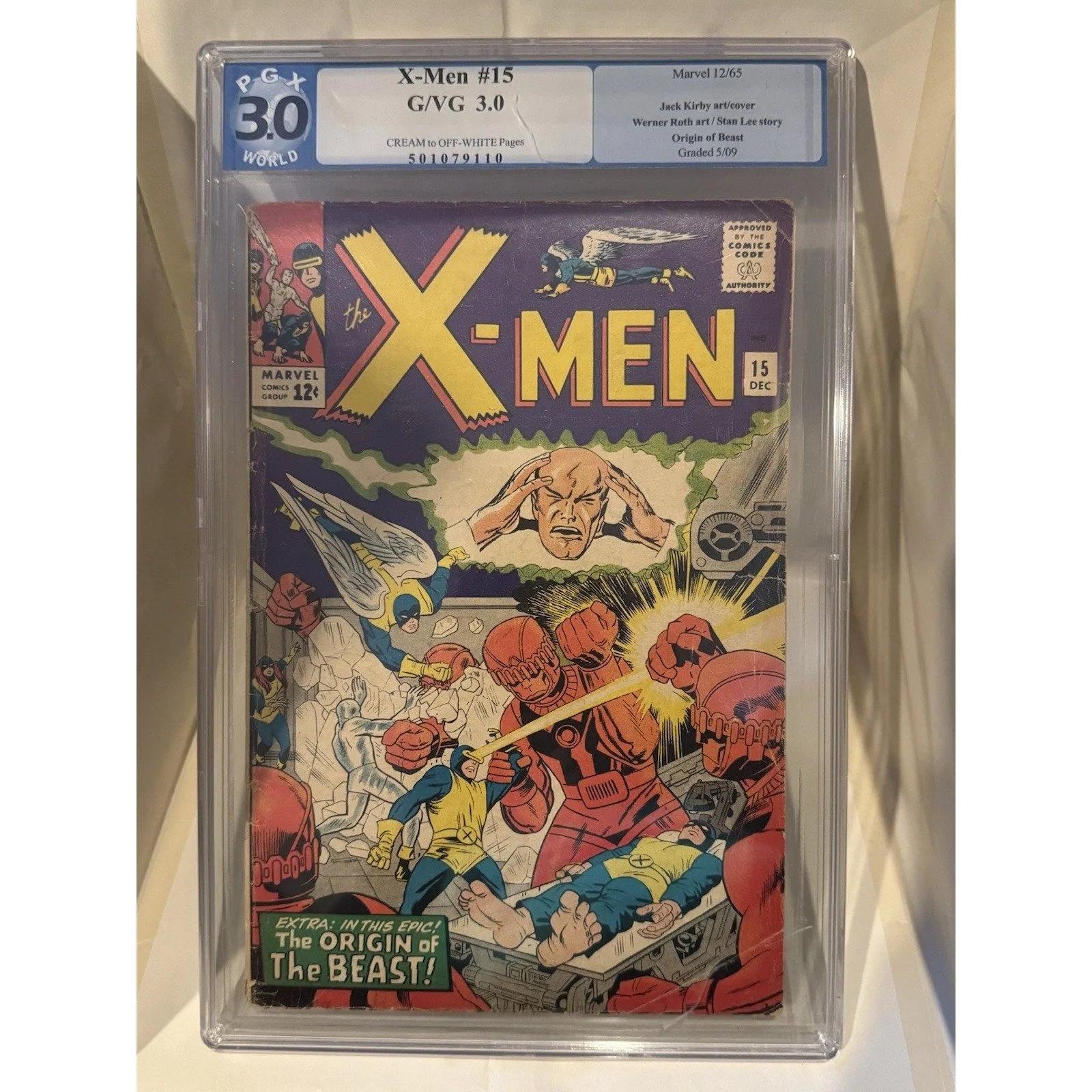 Marvel Comics X-Men #15 PGX 3.0 1st Appearance of Master Mold!