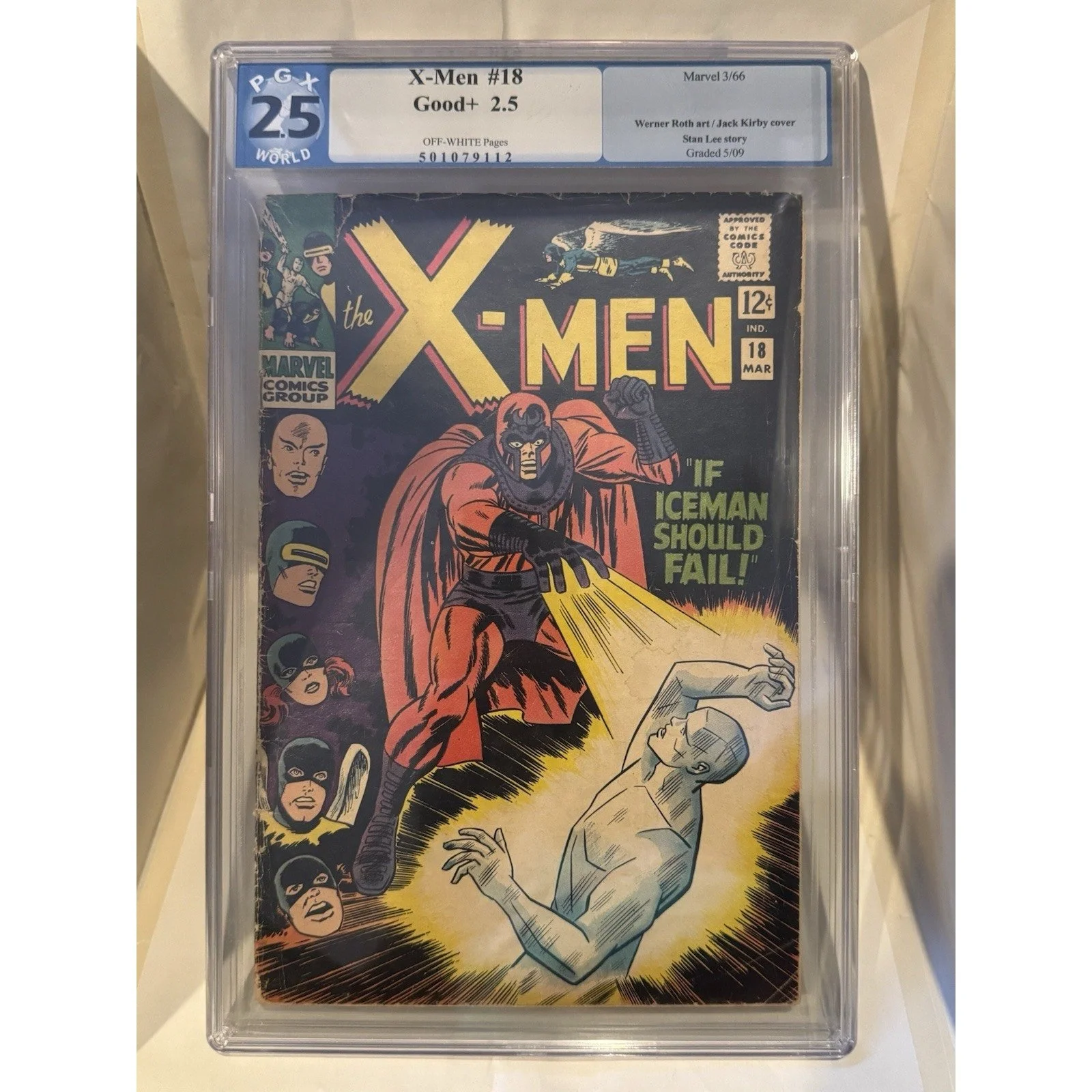 Marvel Comics X-Men #18 PGX 2.5 (1966) Magneto Appearance