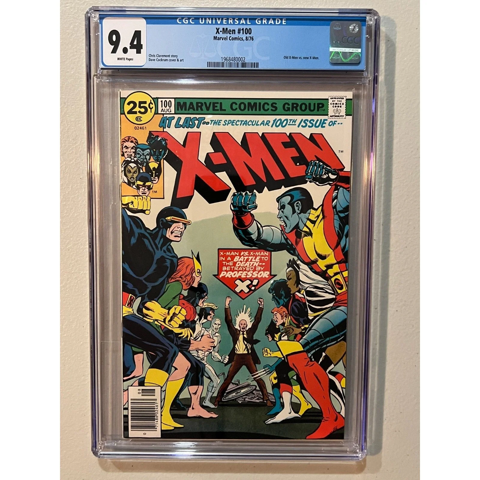 Marvel Comics X-Men 100 (1976) CGC 9.4