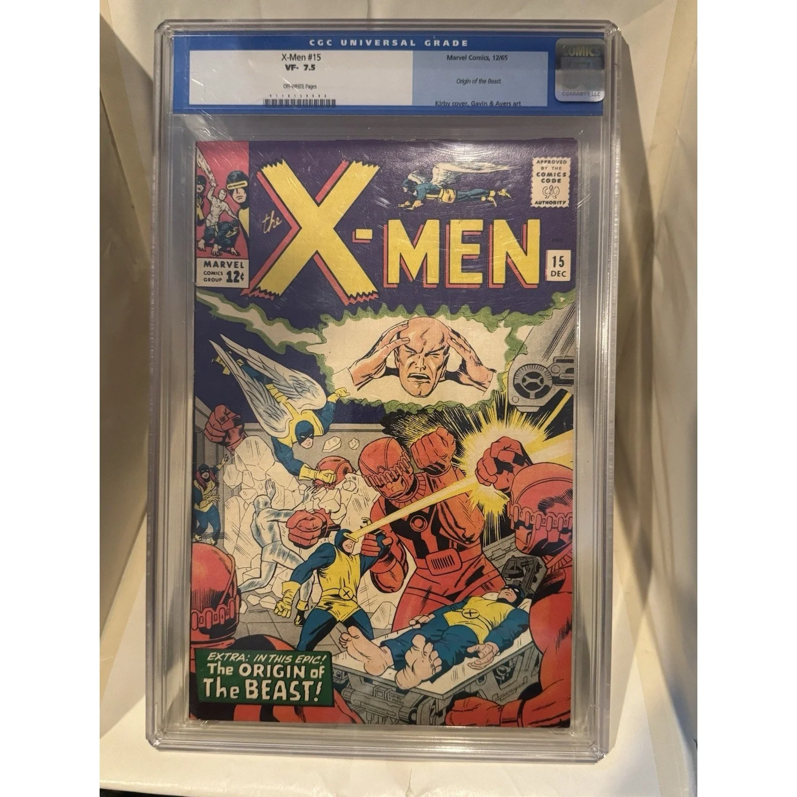 Marvel Comics X-Men 15 CGC 7.5 (1965) 1st Appearance of Master Mold!
