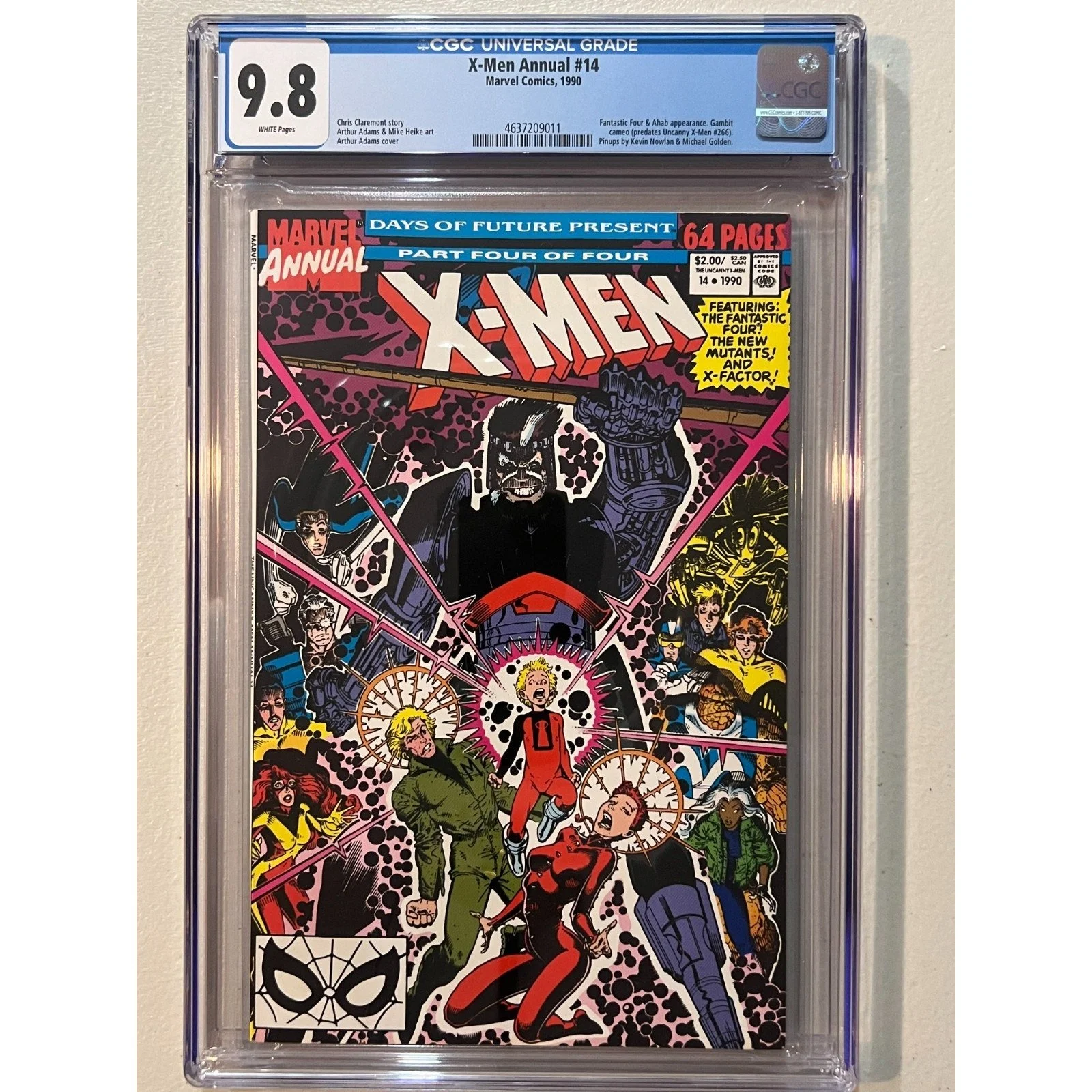 Marvel Comics X-Men Annual #14 CGC 9.8 (1990) Gambit "Sort of" 1st appearance!