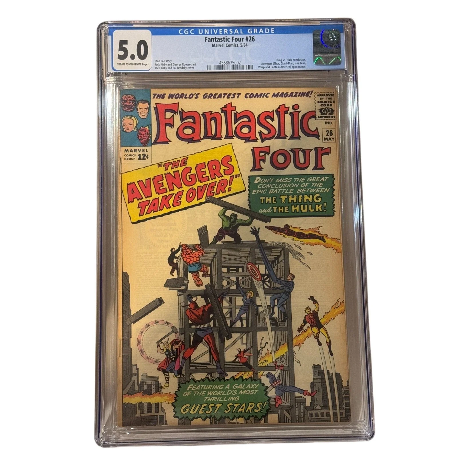 Marvel Fantastic Four #26 (1964) CGC 5.0!