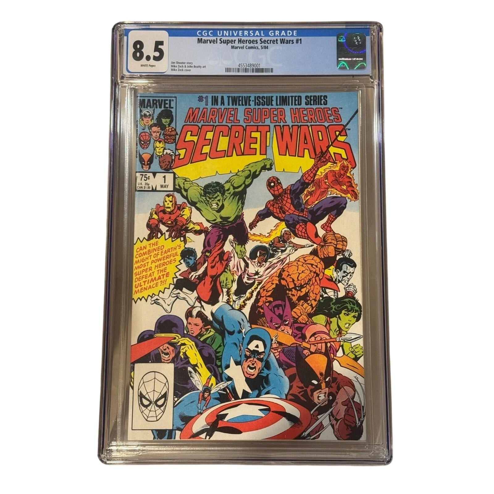 Marvel Super Heroes, Secret Wars: #1-12 FULL SET CGC Varied Grade (#8 - 9.4)