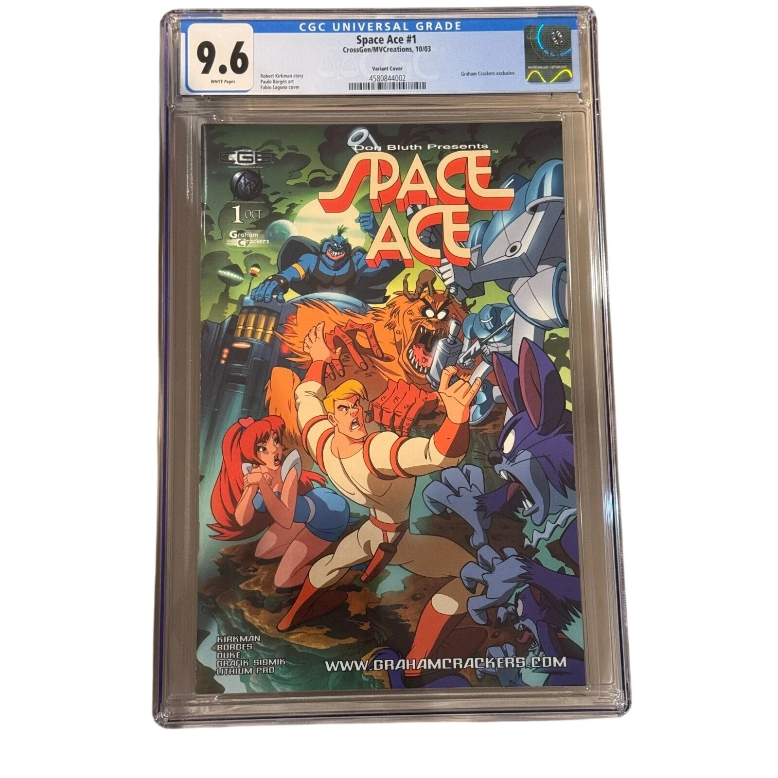 Space Ace #1 CGC 9.6 Graham Cracker Variant CrossGen/MVCreations (2003)