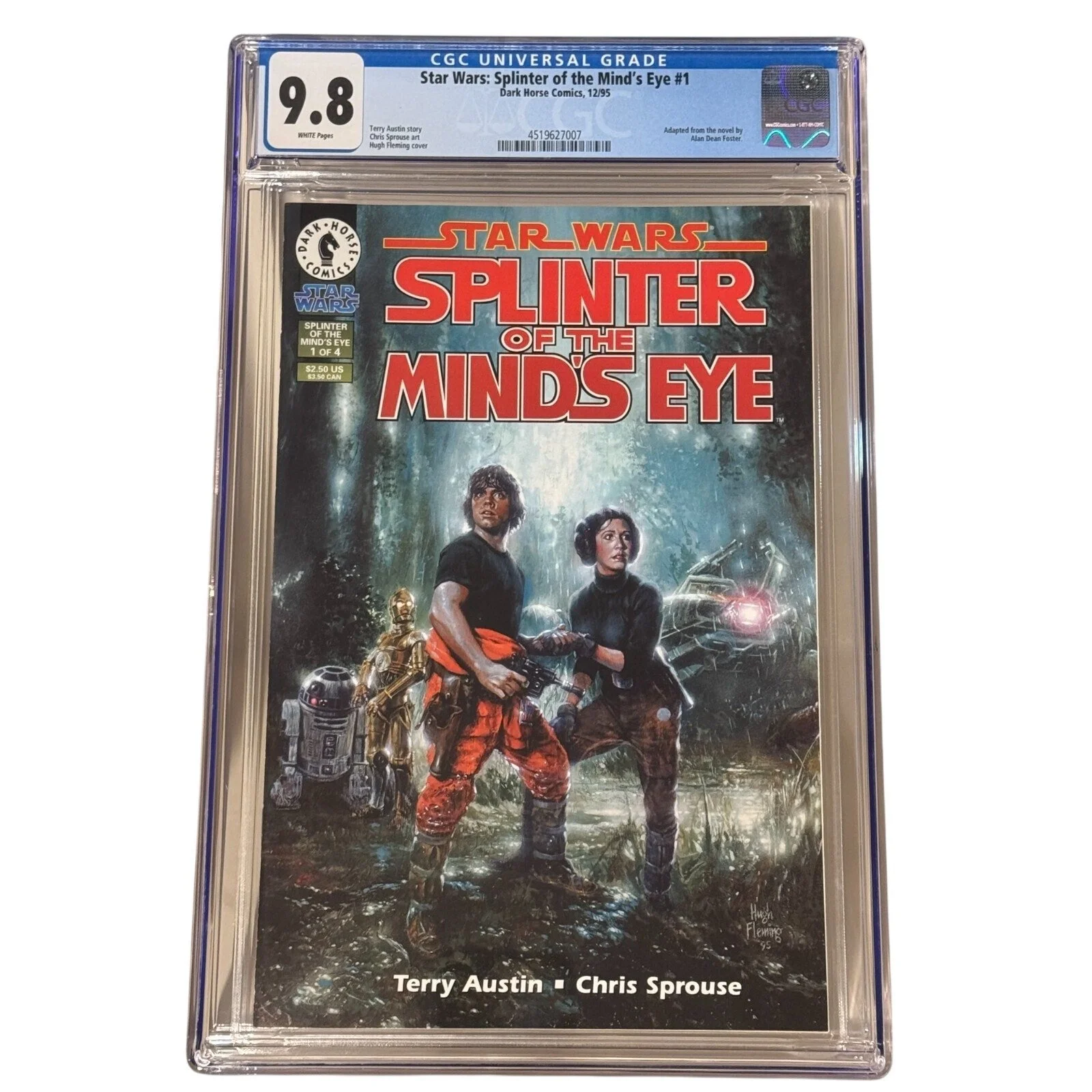Star Wars Splinter of The Mind’s Eye #1-#4 CGC almost all 9.8