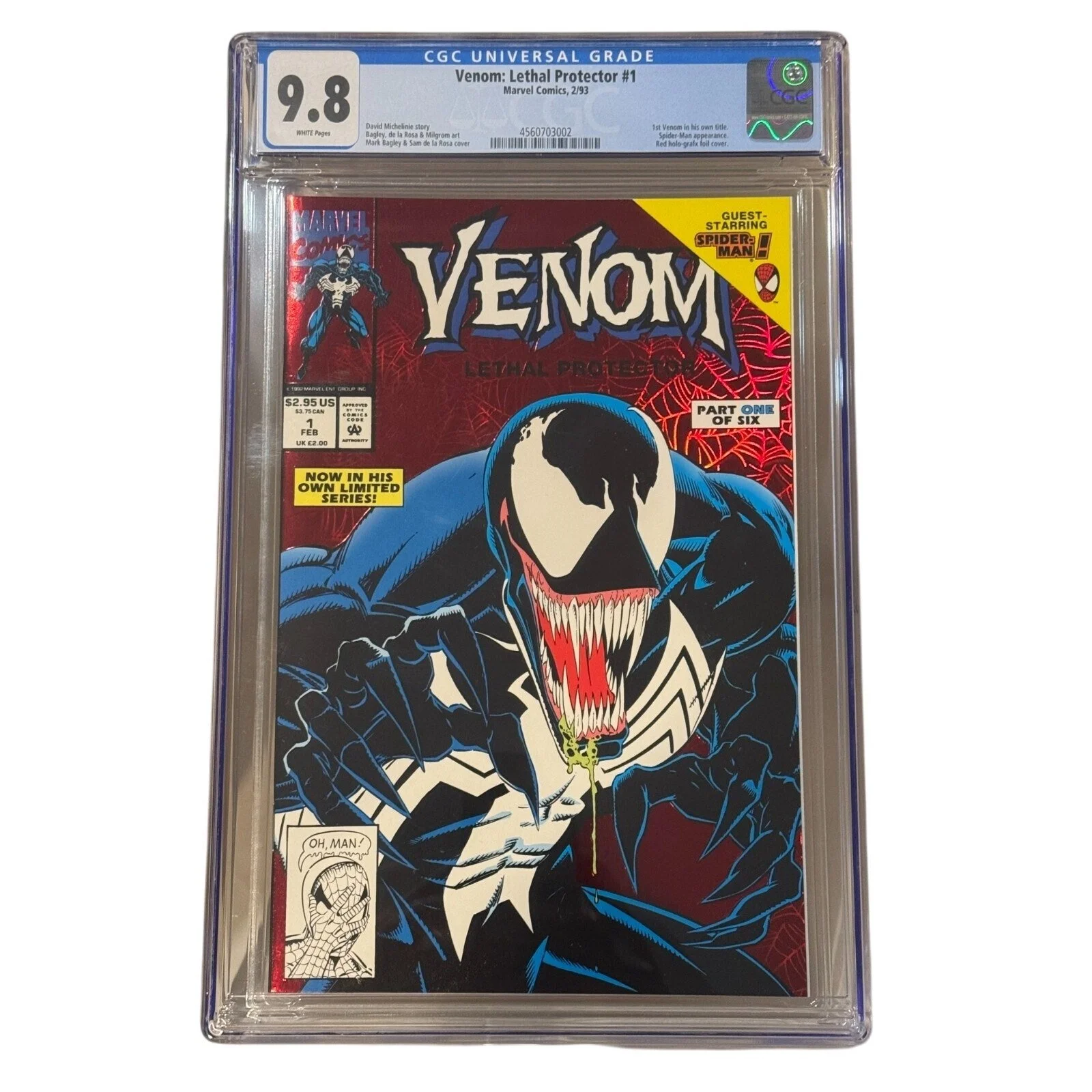 Marvel Comics VENOM LETHAL PROTECTOR #1-6 COMPLETE SET OF CGC 9.8s!!