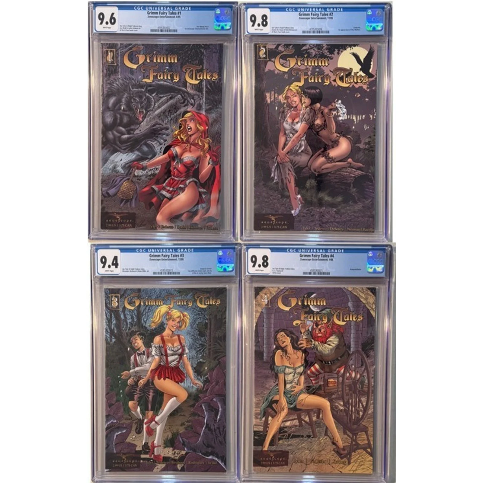 Zenescope Comics Grimm Fairy Tales Vol. 1 COMPLETE RUN 1-125 Cover A's & B's