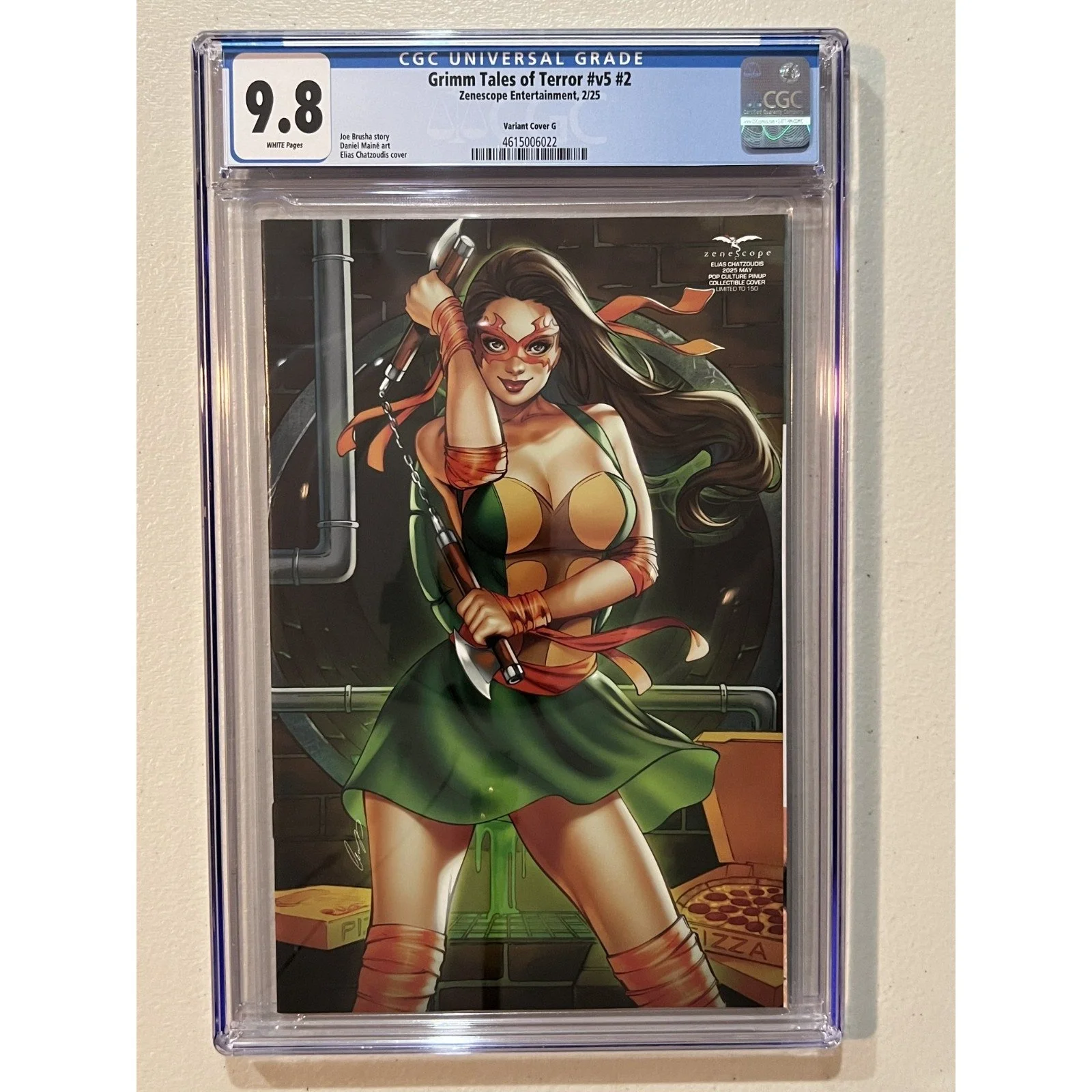 Zenescope Grimm Tales of Terror v5 #2 CGC 9.8 (2025) TMNT Homage! (Nice)