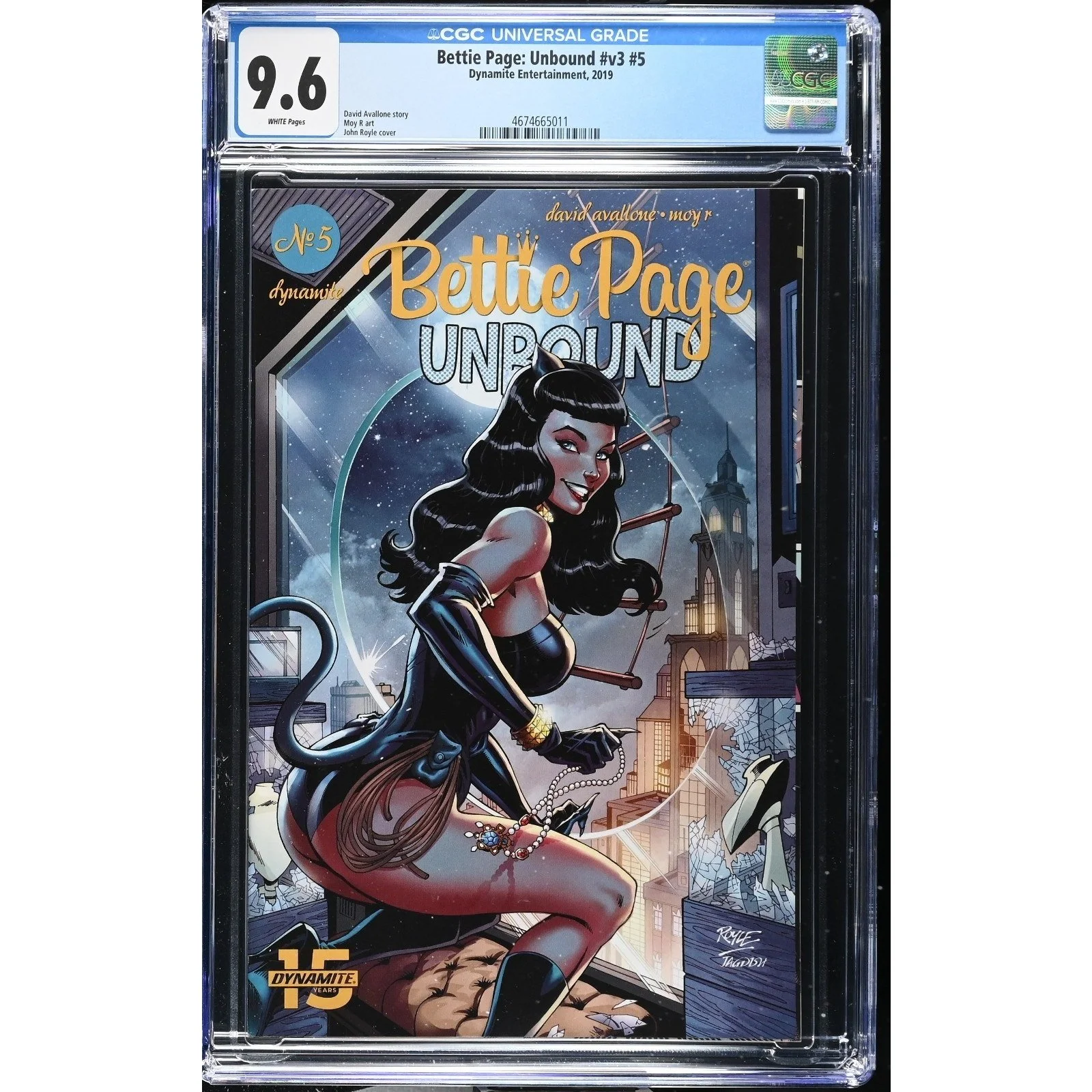 Dynamite Ent. Bettie Page UNBOUND v3 #5 (2019) John Royle cover!