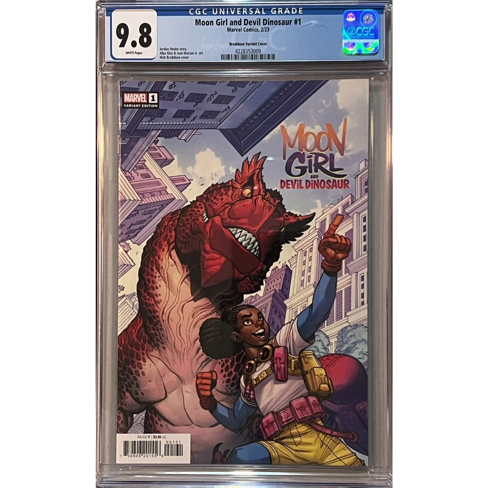 Marvel Comics Moon Girl & Devil Dinosaur #1 CGC 9.8 (2023) Bradshaw Variant
