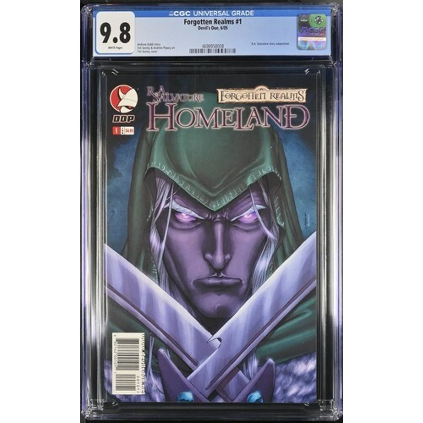 Devil's Due Forgotten Realms Homeland #1 CGC 9.8 (2005) 1st Drizzt Do'urden