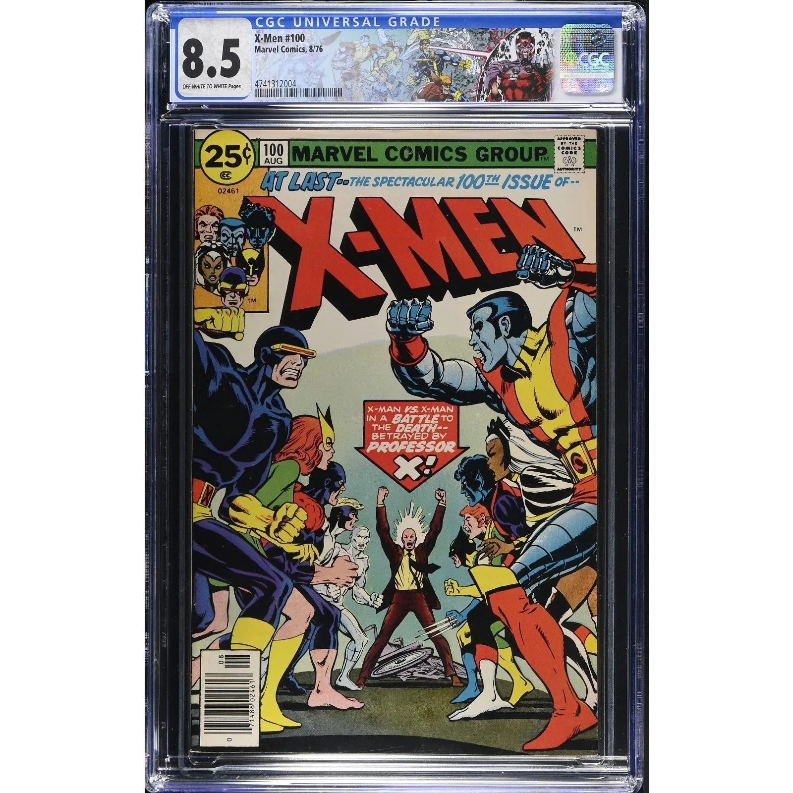 Marvel Comics X-Men #100 CGC 9.0 (1976) Old vs. New! Custom Label!