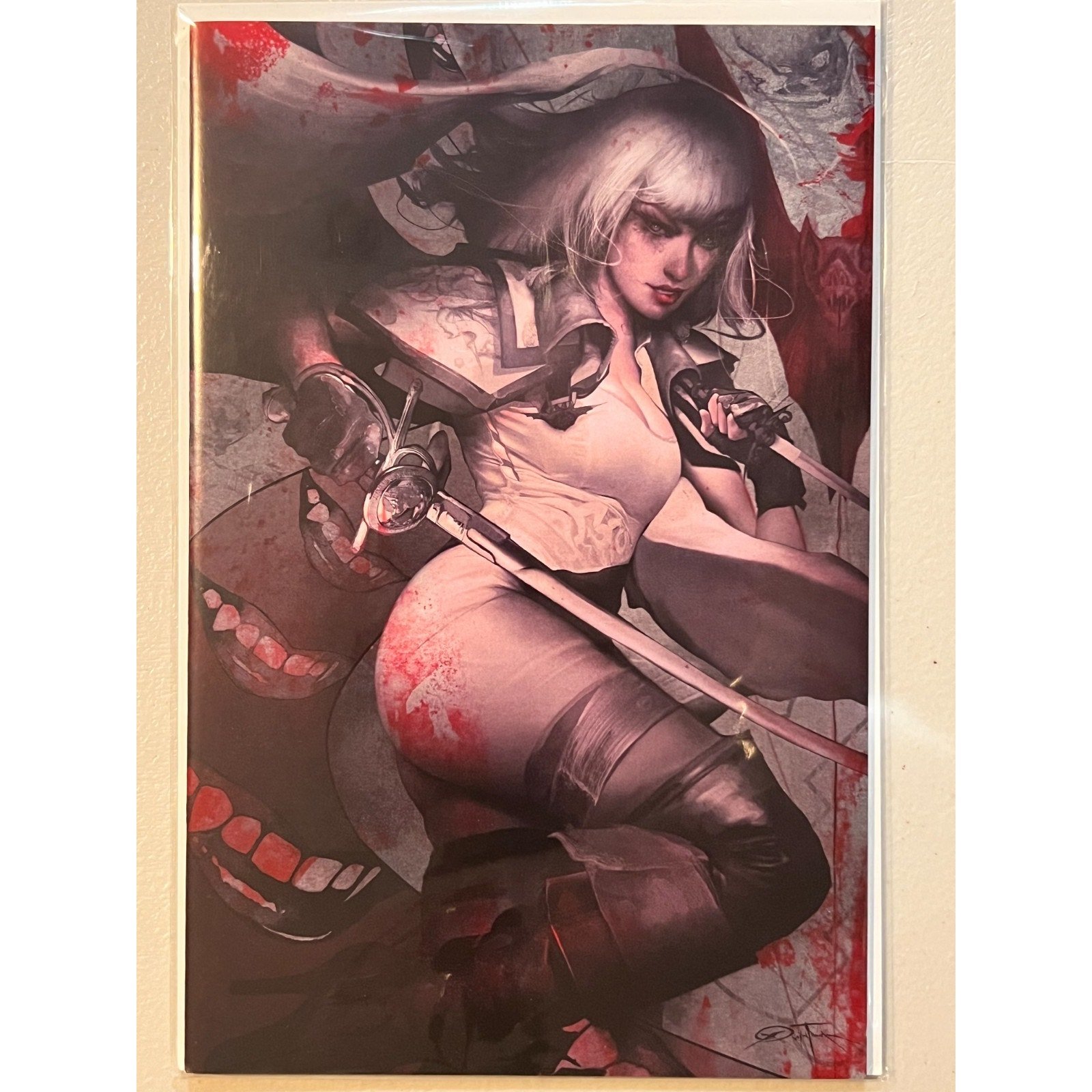 Scout Comics Stake #1 2026 SDCC Dan Quintana Virgin Bloody Special Edition