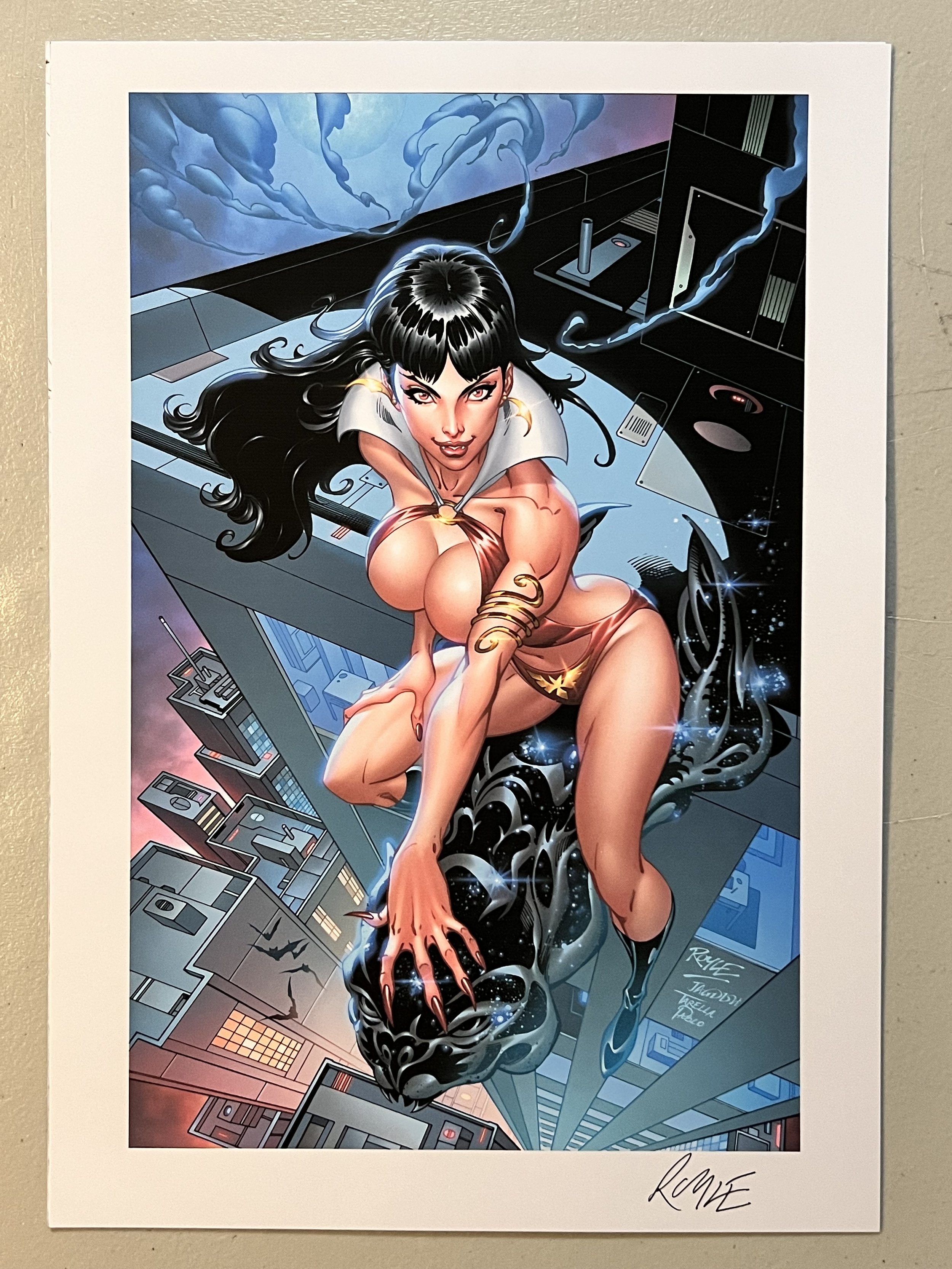 Vampirella #6 John Royle Print.JPG