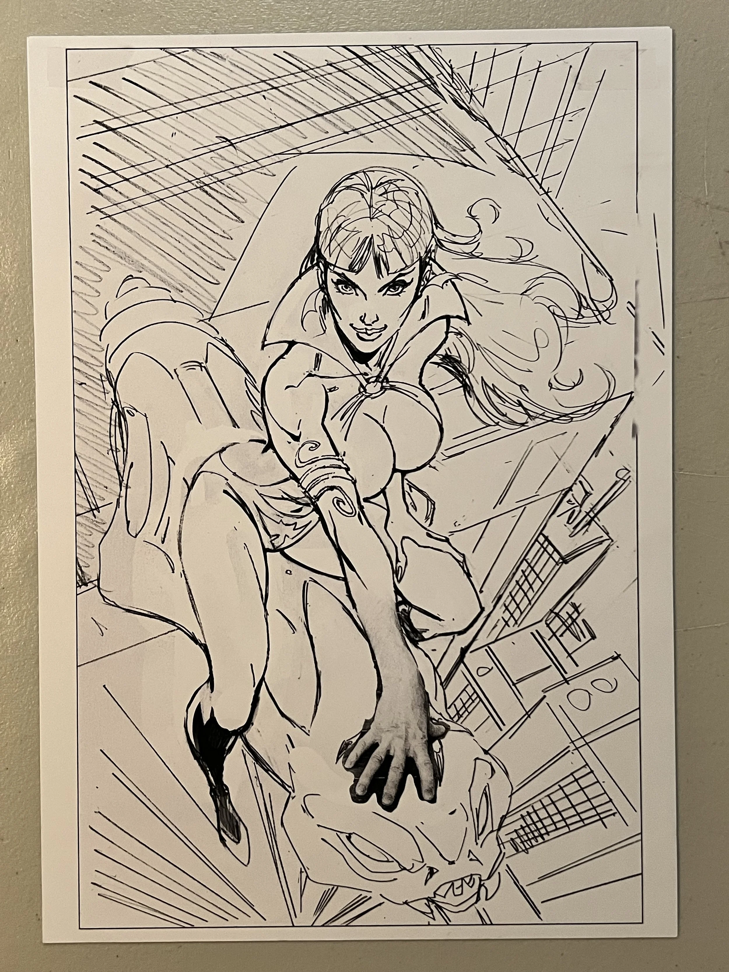 Vampirella #6 John Royle Back.JPG