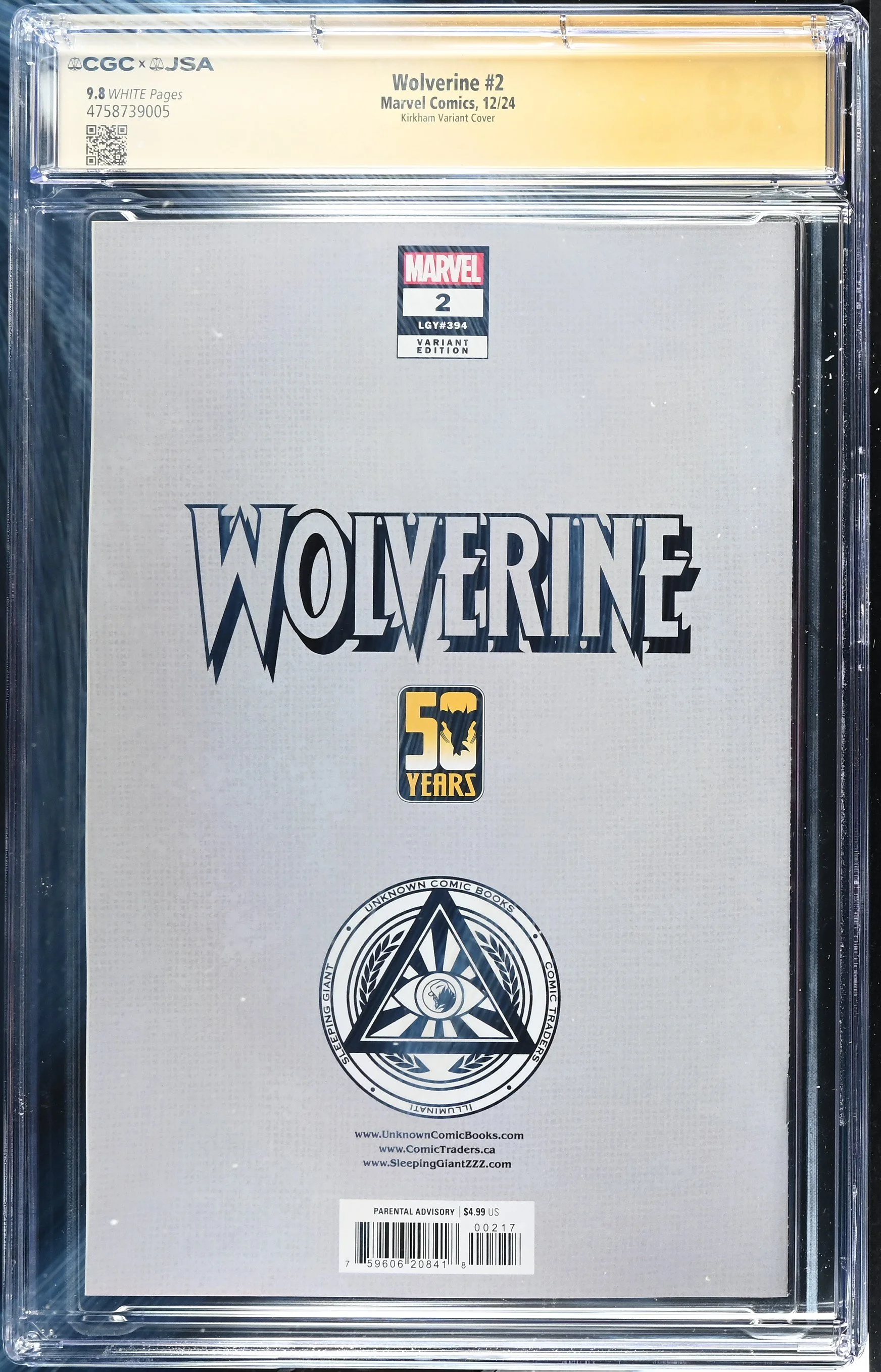 Wolverine #2 98 Tyler Kirkham Auto Rear.jpg