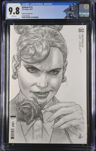 D.C. Comics Batman #111 CBCS 9.8 (2021) Federici Sketch Variant