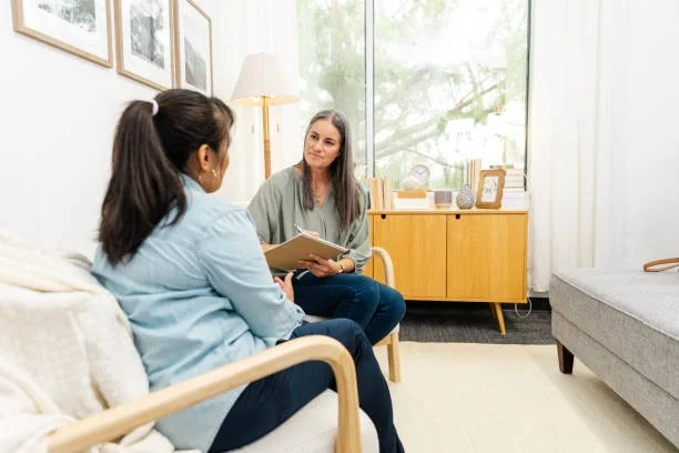 client and therapist both women in therapy