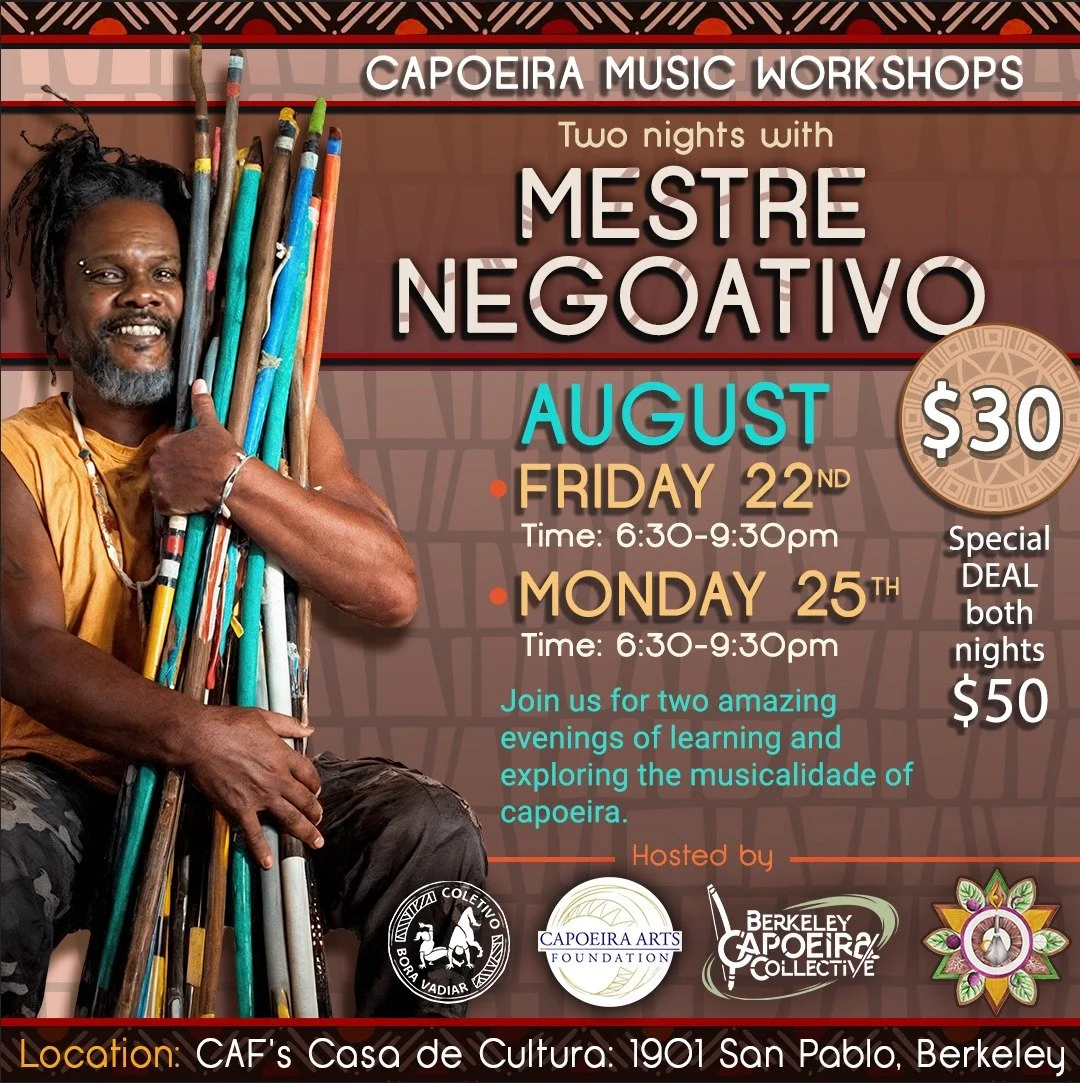 Capoeira Music Workshop with Mestre NegoAtivo