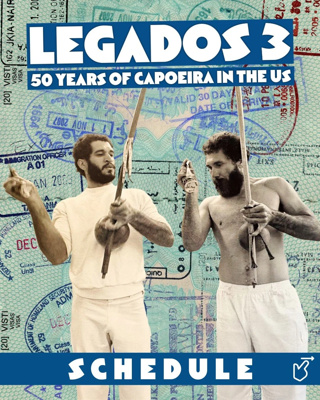 The LEGADOS 3 schedule is officially here! Get ready for five unforgettable days&mdash;culture, history, community. We&rsquo;re looking forward to having you with us!

#Capoeira #legados3 #Capoeira50Years #capeiraartsfoundation #mestreacordeon #mestr