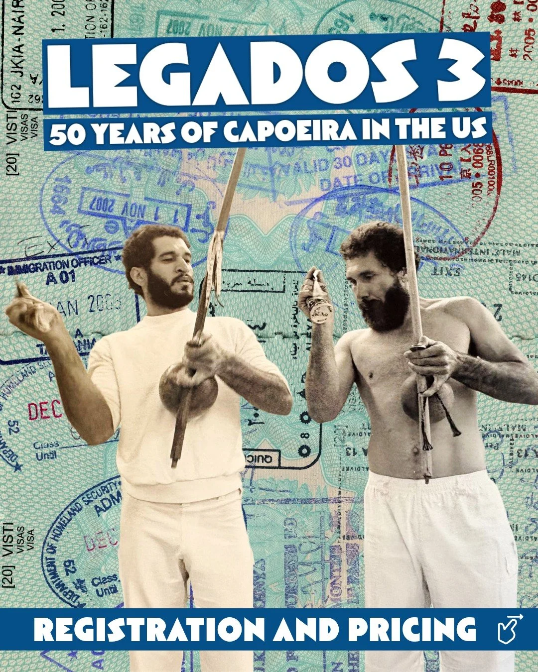 Registration, schedule, and pricing for LEGADOS 3 are out! 
Secure your spot today so we can create the best experience for you. Don&rsquo;t miss out&mdash;Cap#californiaevents 
 
- Link in bio.

#Capoeira #legados3 #Capoeira50Years #capeiraartsfound