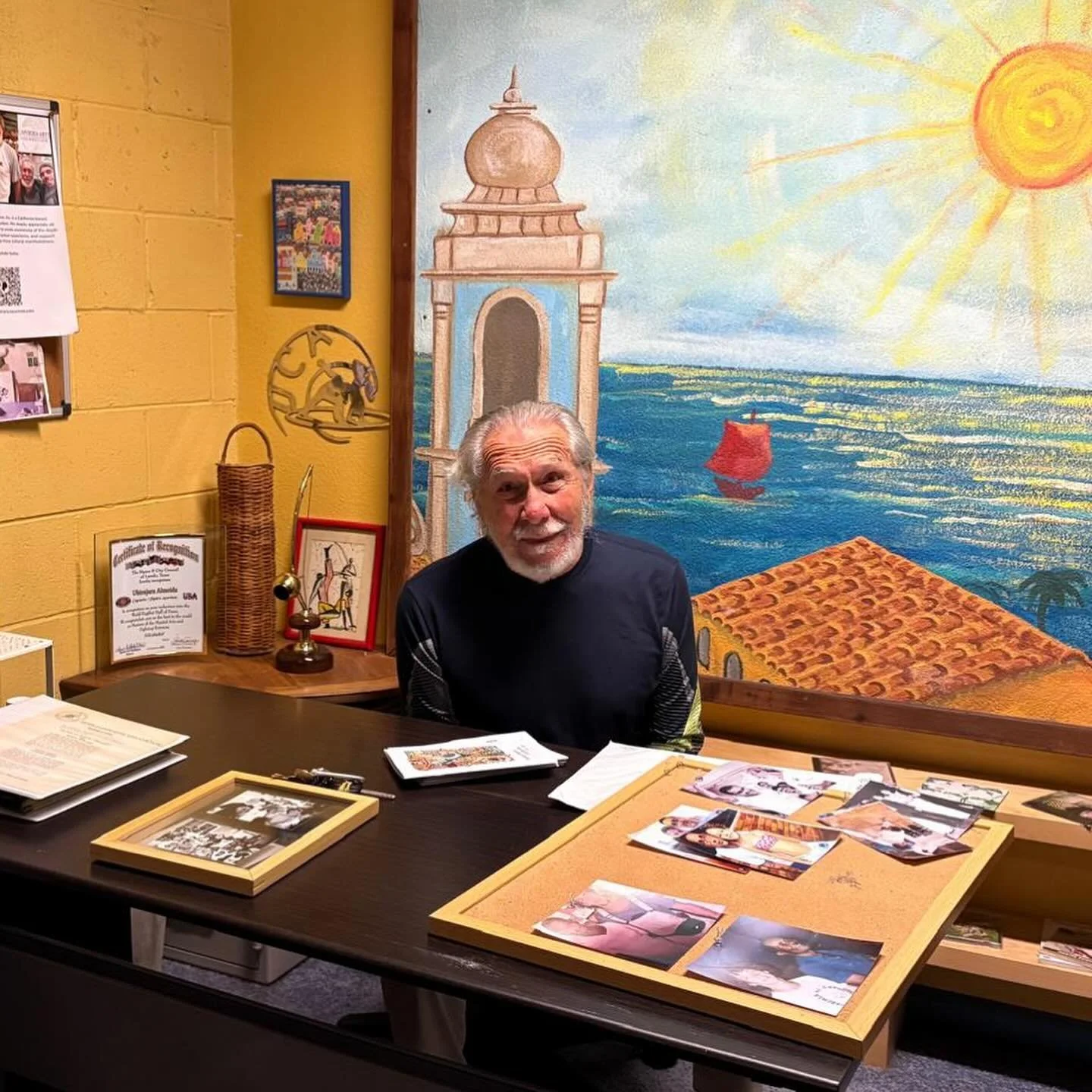 @mestreacordeon at CAF&rsquo;s Casa de Cultura enjoying community and @berkeley_capoeira &lsquo;s 2025 Formatura