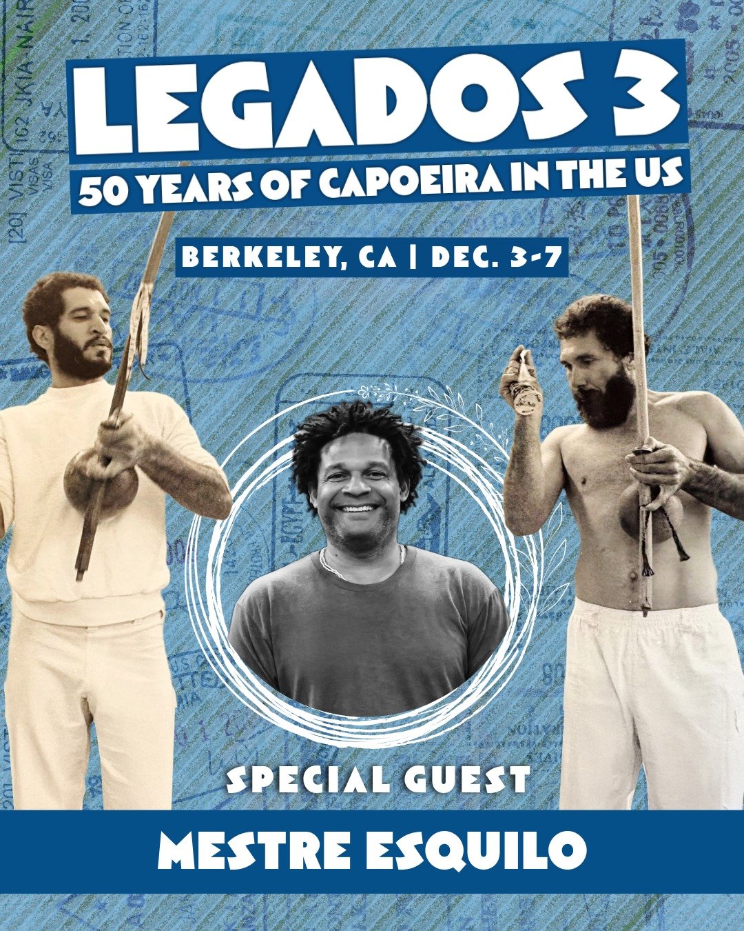 Mestre Acordeon and the Capoeira Arts Foundation (CAF) are honored to host Mestre Jelon and celebrate 50 years of capoeira in the United States. Join us for 5 days of learning with local and international guests. Link to register in bio.

#Capoeira #