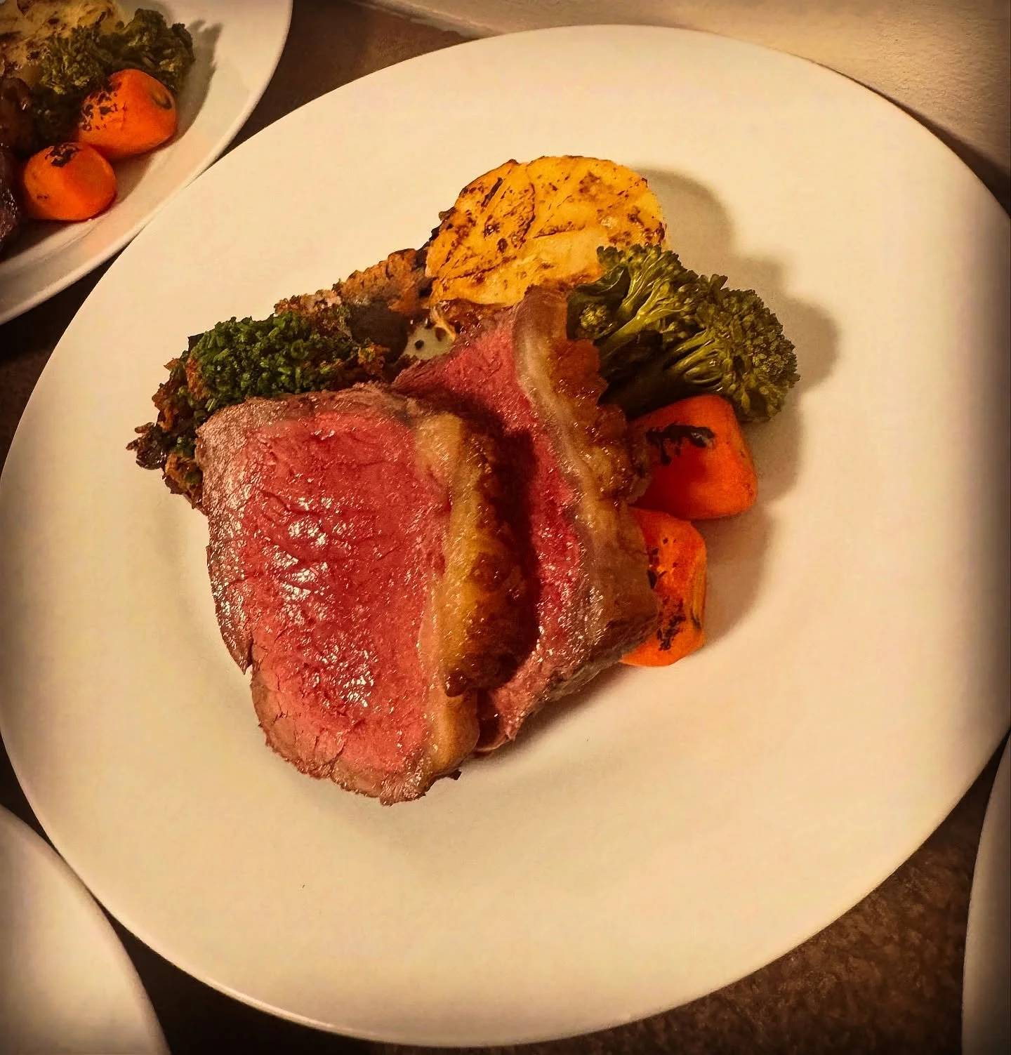 Theeee pinkest of meats #privatechef #privatedining #chefsofinstagram #chefslife #sirloin