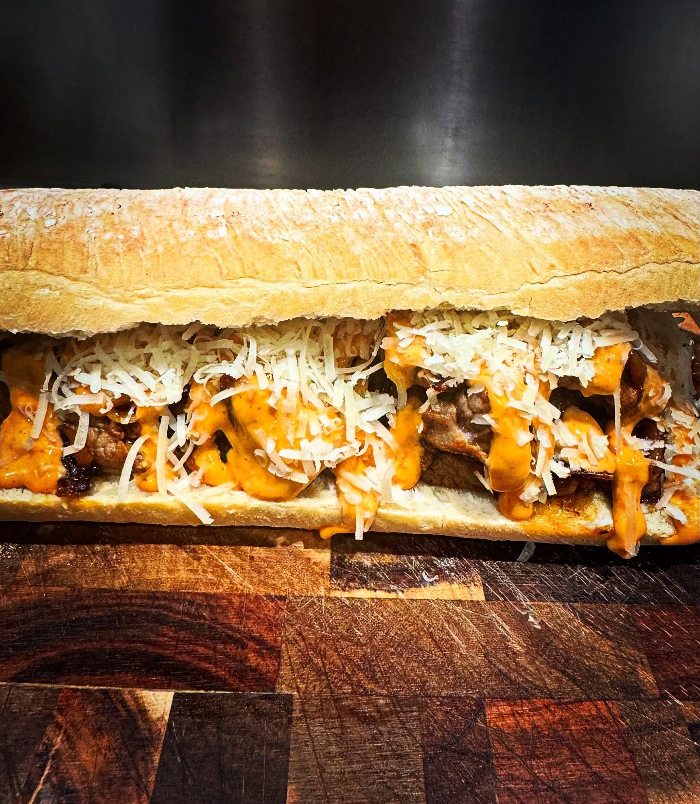 Wee treat for myself tonight. Elite Steak Sanny. Aberdeen Angus Sirloin, Caramalised Chilli Onions, Harrissa Mayo, Aged Parmesan

Got the idea from an event at weekend. Flavour bomb 💣 #privatechef #privatedining #chefslife #chefsofınstagram #steaksa