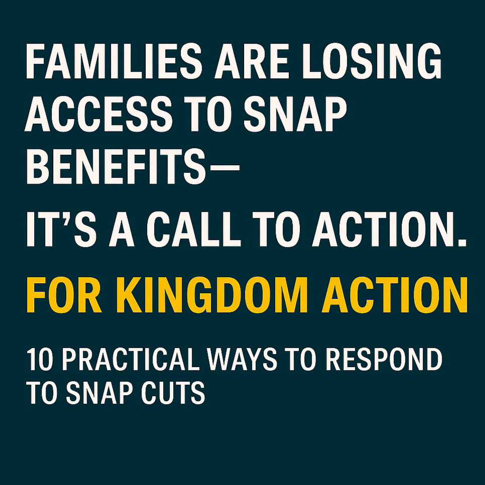 When SNAP Ends, My Hungry Neighbor Remains