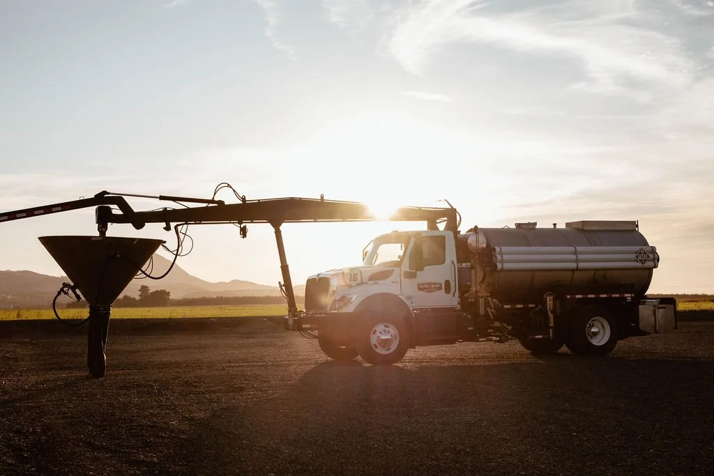 Filling the Hopper at Sutter Butte Dusters