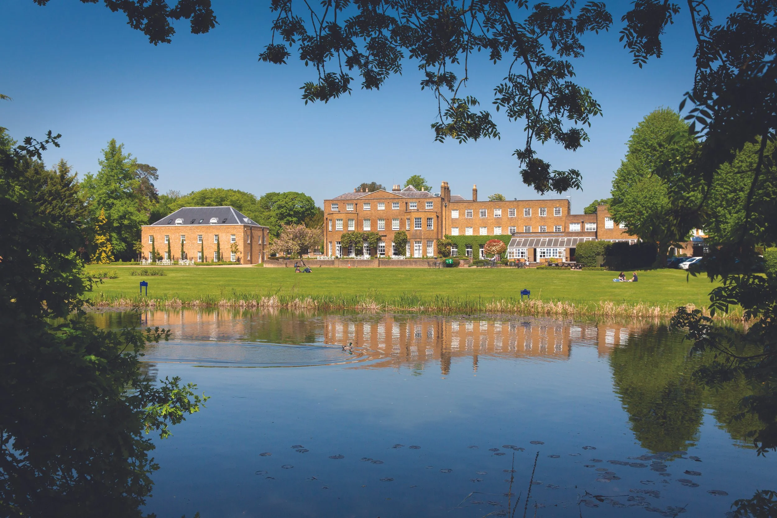 Lake in Boarding School gardens 