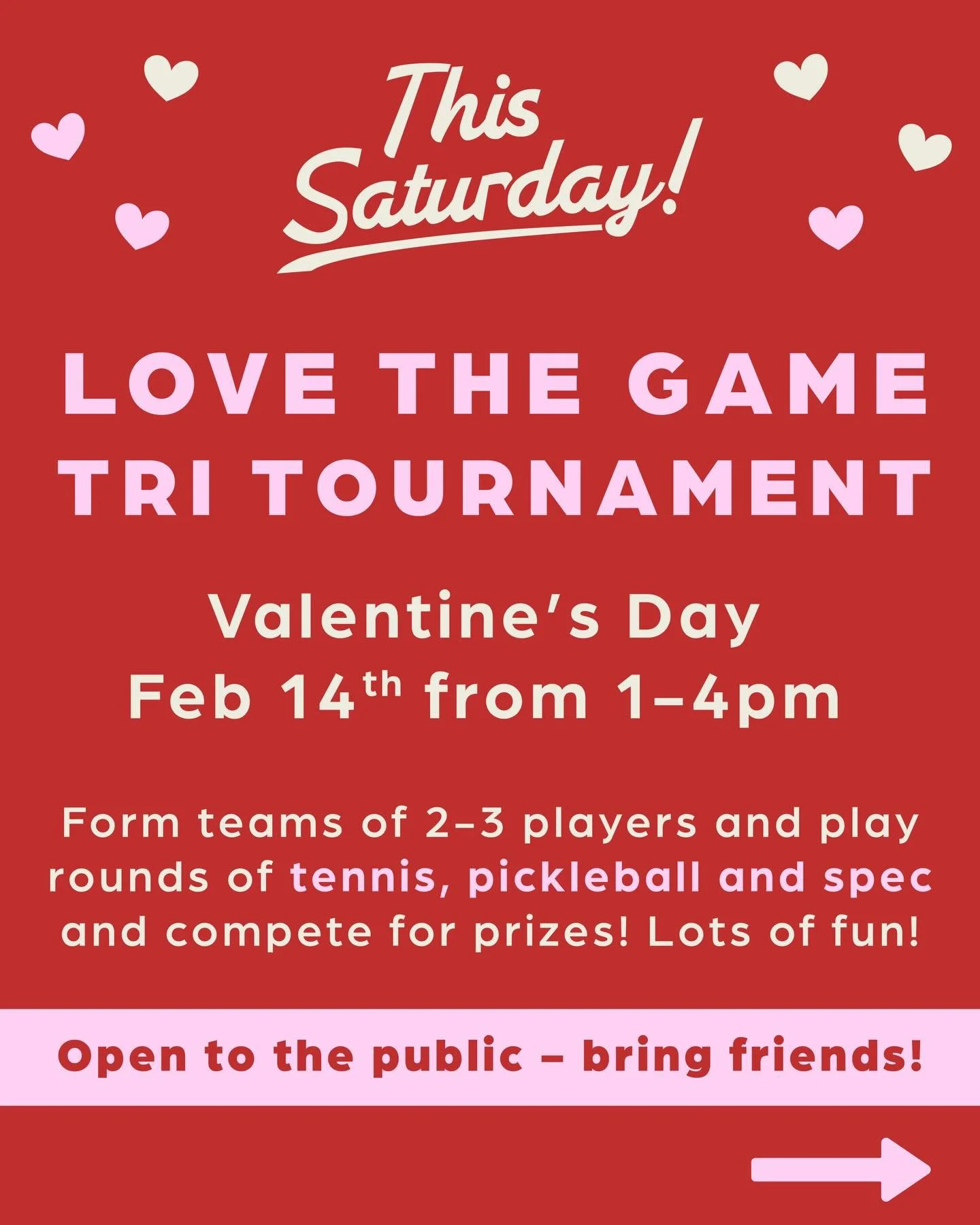 🎾🏓 See you Saturday! Let us know you&rsquo;re coming 👇 and tag a friend you want to rally with! 

#hatfieldrallyhouse #westernmass #tennis #pickleball #rally