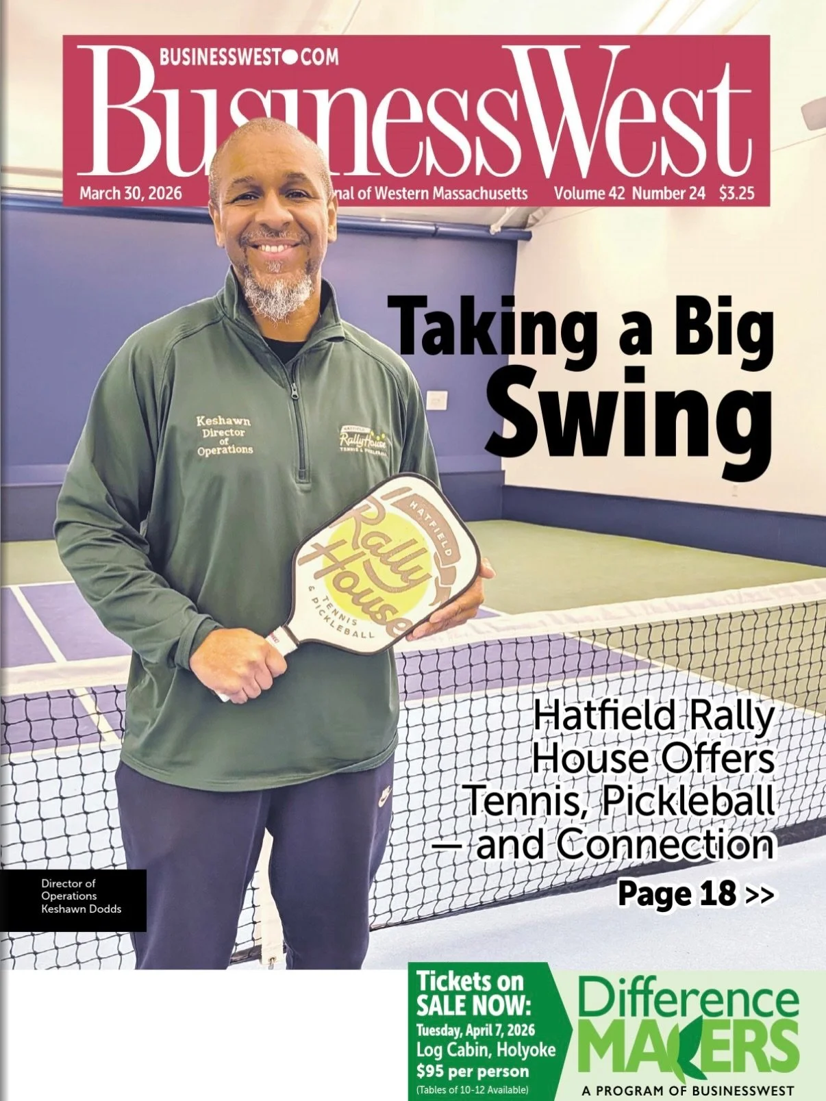 Big news! 🎉 Hatfield Rally House was featured in BusinessWest!
This recognition means so much to us because it reflects the incredible community we&rsquo;ve built together. From tennis to pickleball and everything in between&mdash;you&rsquo;re the r