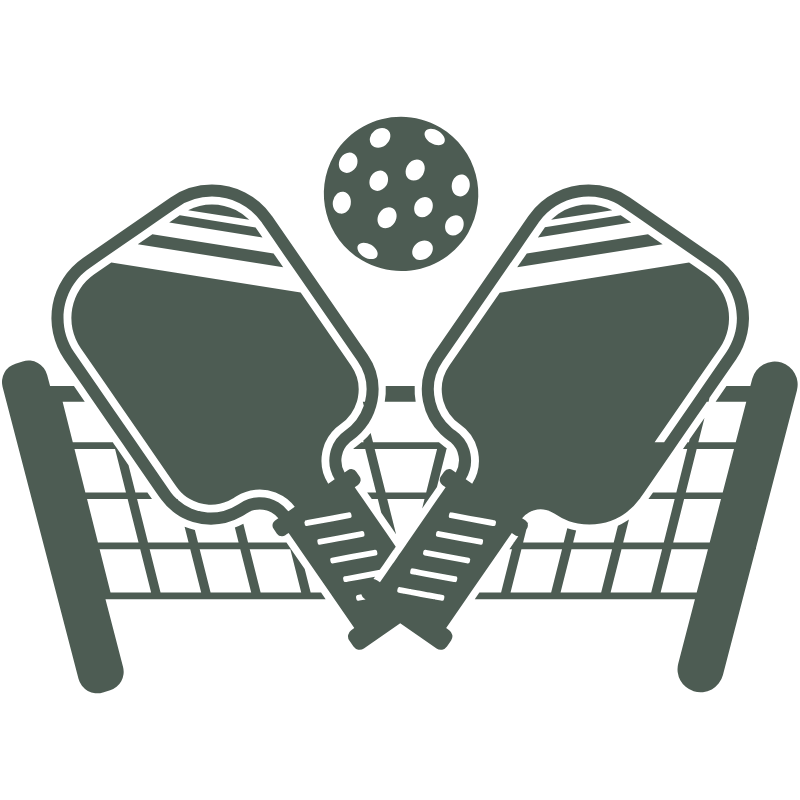 Two pickleball paddles.