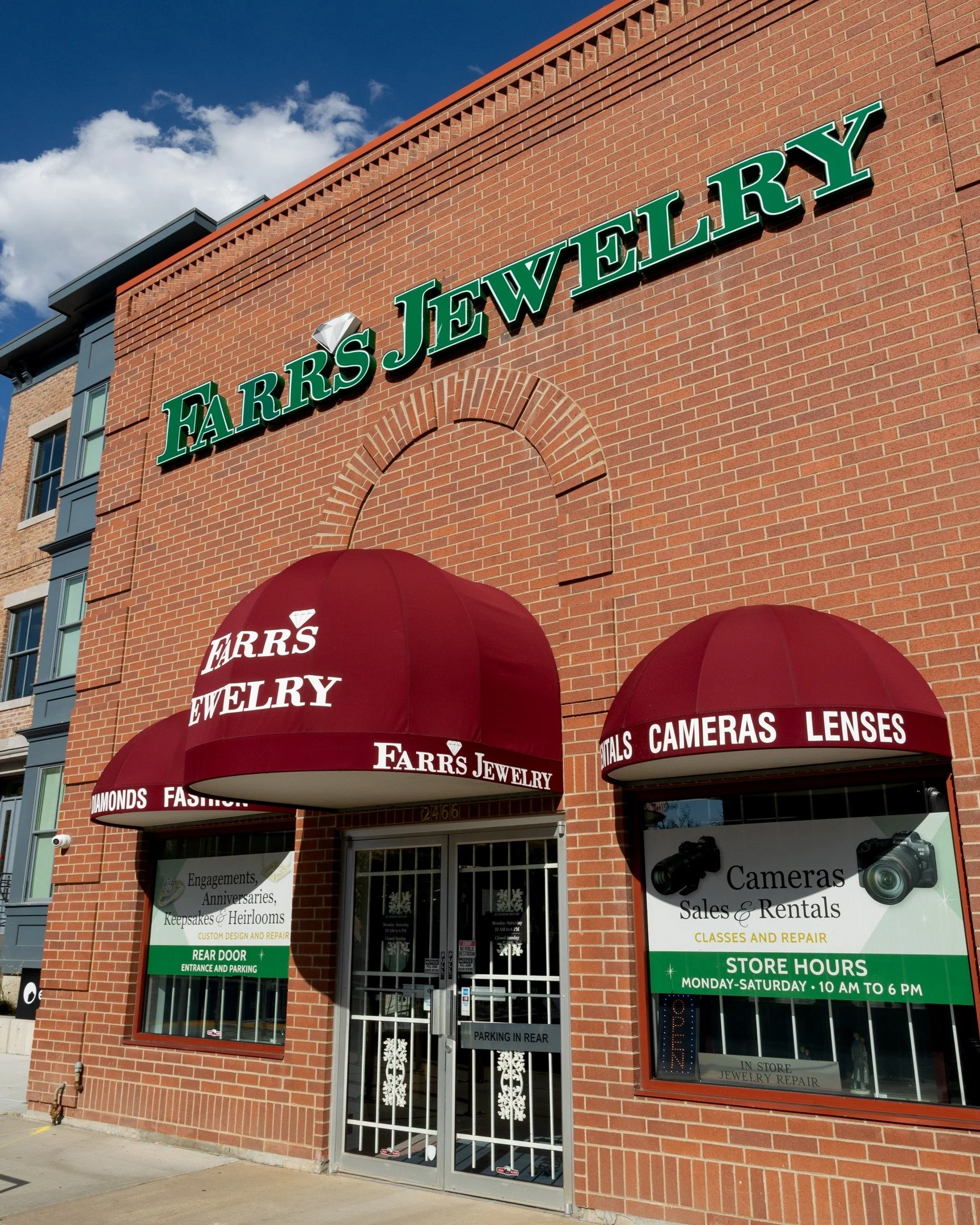 Some storefronts feel like part of the town itself.

Brick, classic lettering, and bright awnings. The kind of building people give directions by and point out to visitors.

When I photograph a local business, I try to remember it isn&rsquo;t just a 