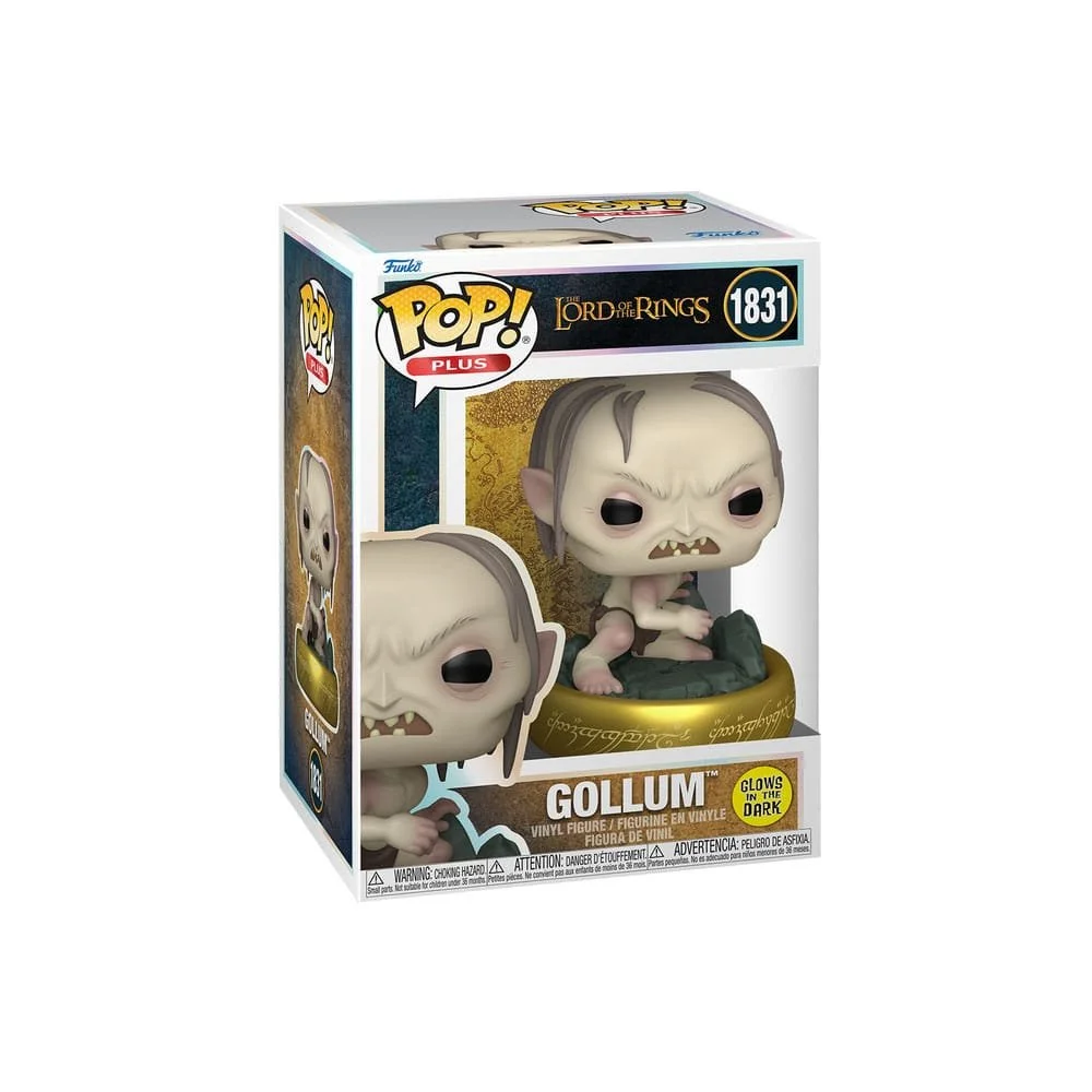 Funko POP Plus Gollum Glow Lord of the Rings Vinyl Figure 9cm