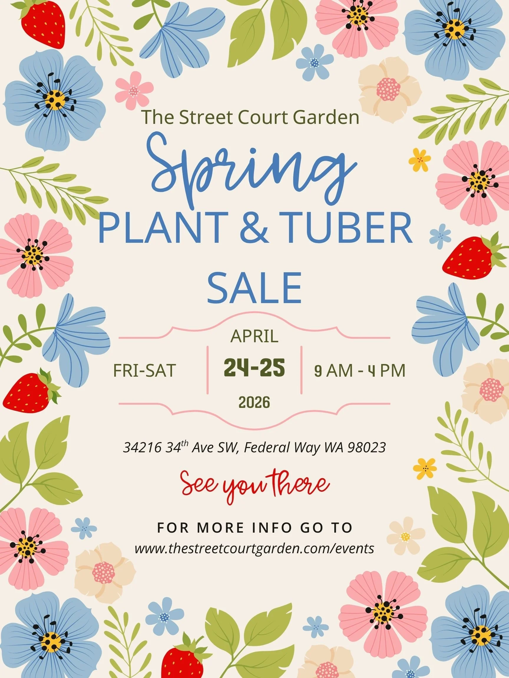 Tuber and Spring Plant Sale