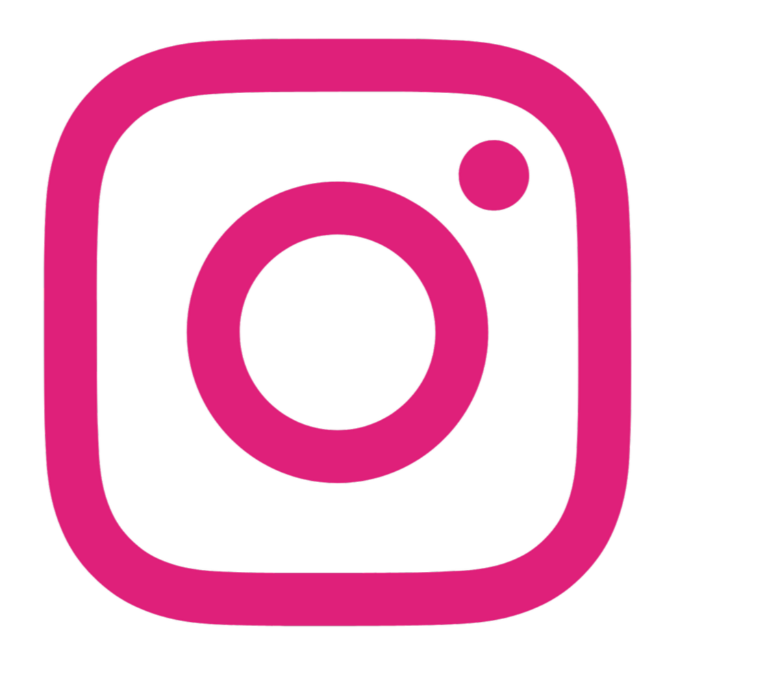 Instagram logo with a camera outline and small circle in top right corner.