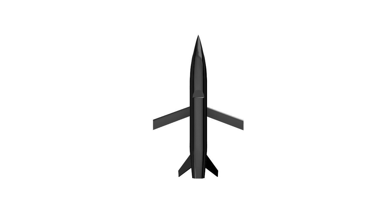 Top-down view of a black drone with four rotors on a light gray background.