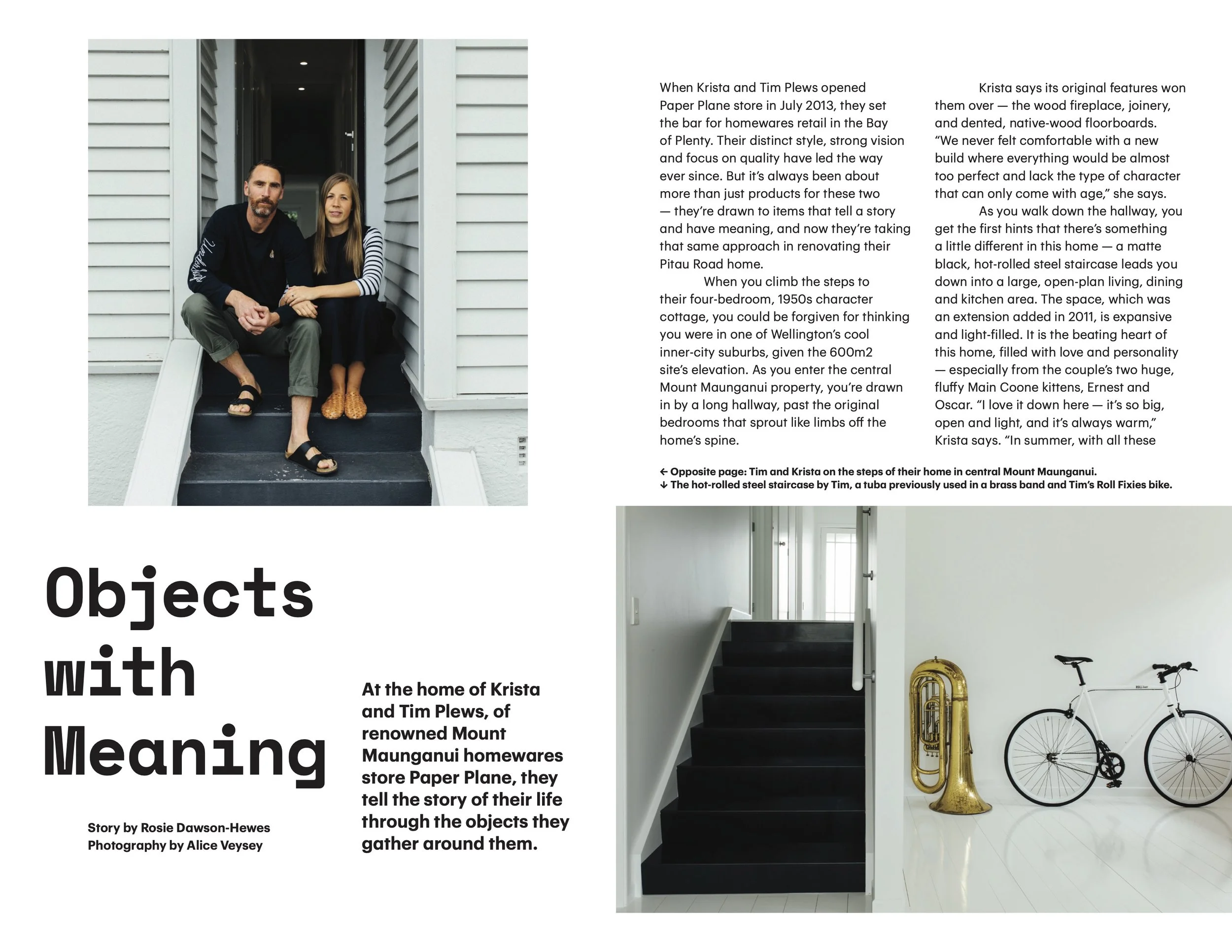 Lifestyle Feature - Paper Plane at Home - Our Place Magazine
