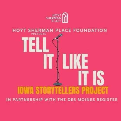 Honored to say I was invited to be a Teller at @hoytshermanplace for the Iowa Storytellers Project this February. 🤍 Theme is Hearts on Fire ❤️&zwj;🔥 and I am very blessed to share my story. Tickets on sale, get yours! 🎟️ Tues Feb. 10th at Hoyt She